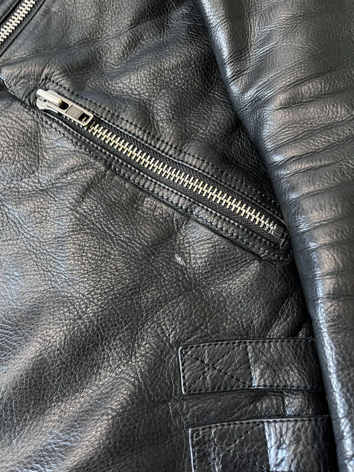 Acne Studios Acne Studios Oliver leather jacket biker black Size US S / EU 44-46 / 1 - 6 Thumbnail