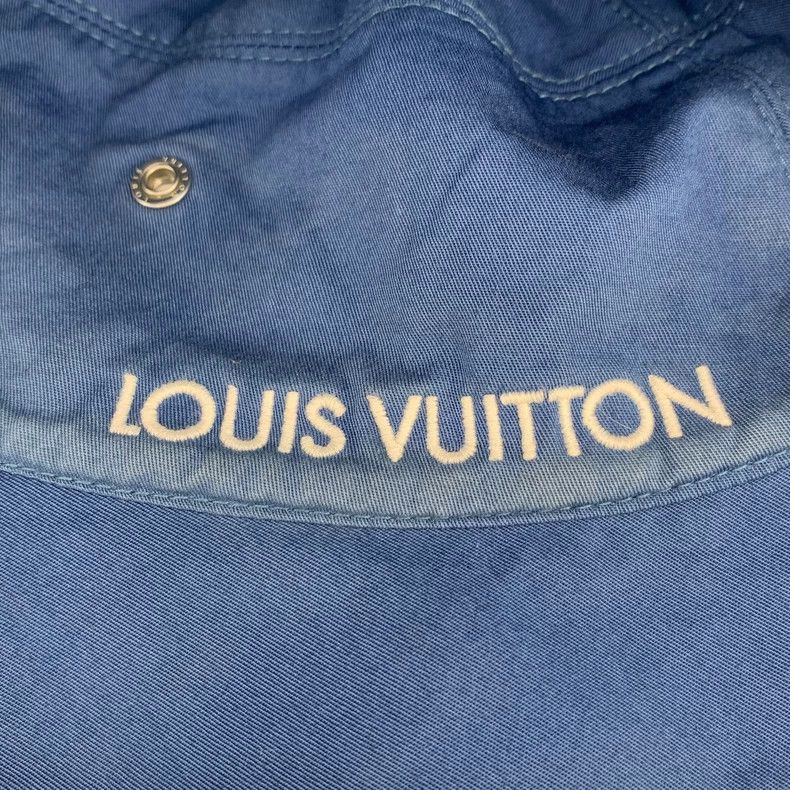 Louis Vuitton Louis Vuitton Cotton fisherman's hat with blue logo jacqua Size ONE SIZE - 7 Thumbnail