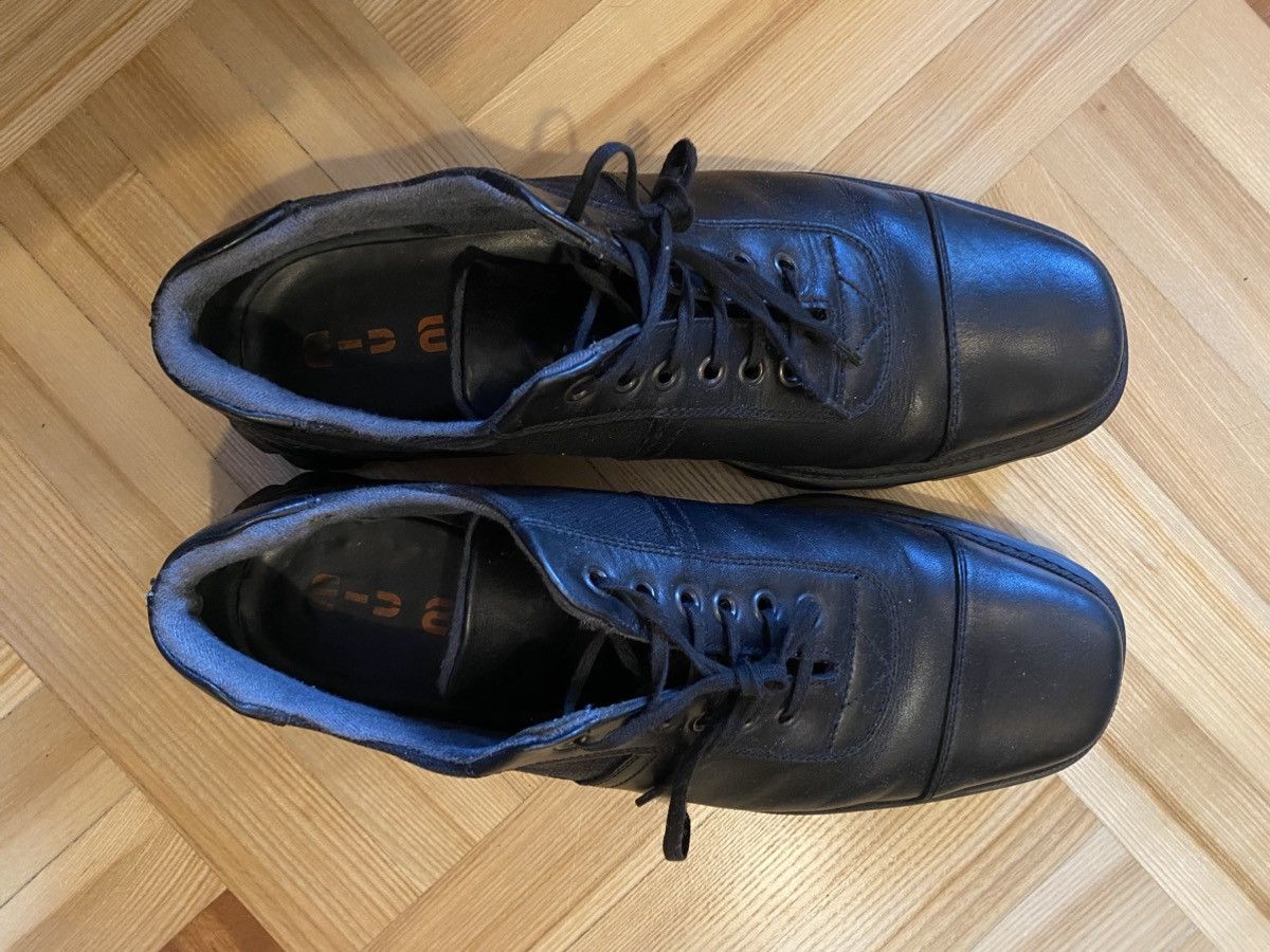 靴 00s miumiu archive leather shoes miumiu archive 90s square toe loafers