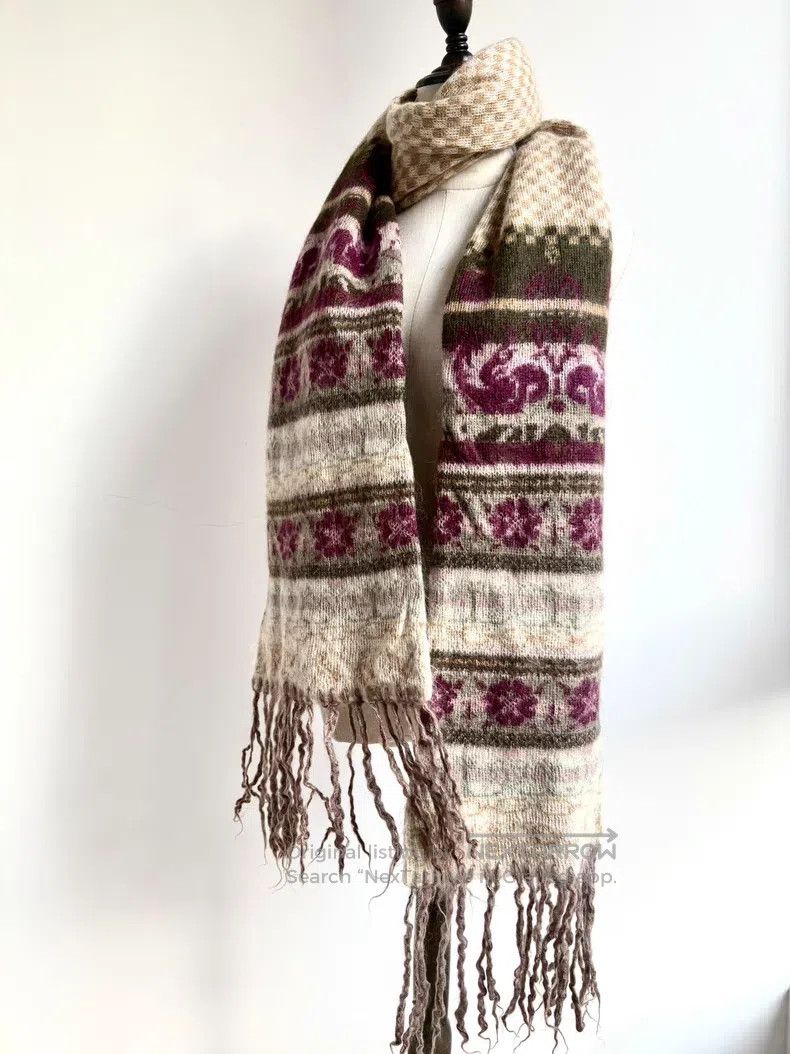 Vivienne Westwood Vivienne Westwood Vintage purple Icelandic check cashmere Size ONE SIZE - 3 Thumbnail