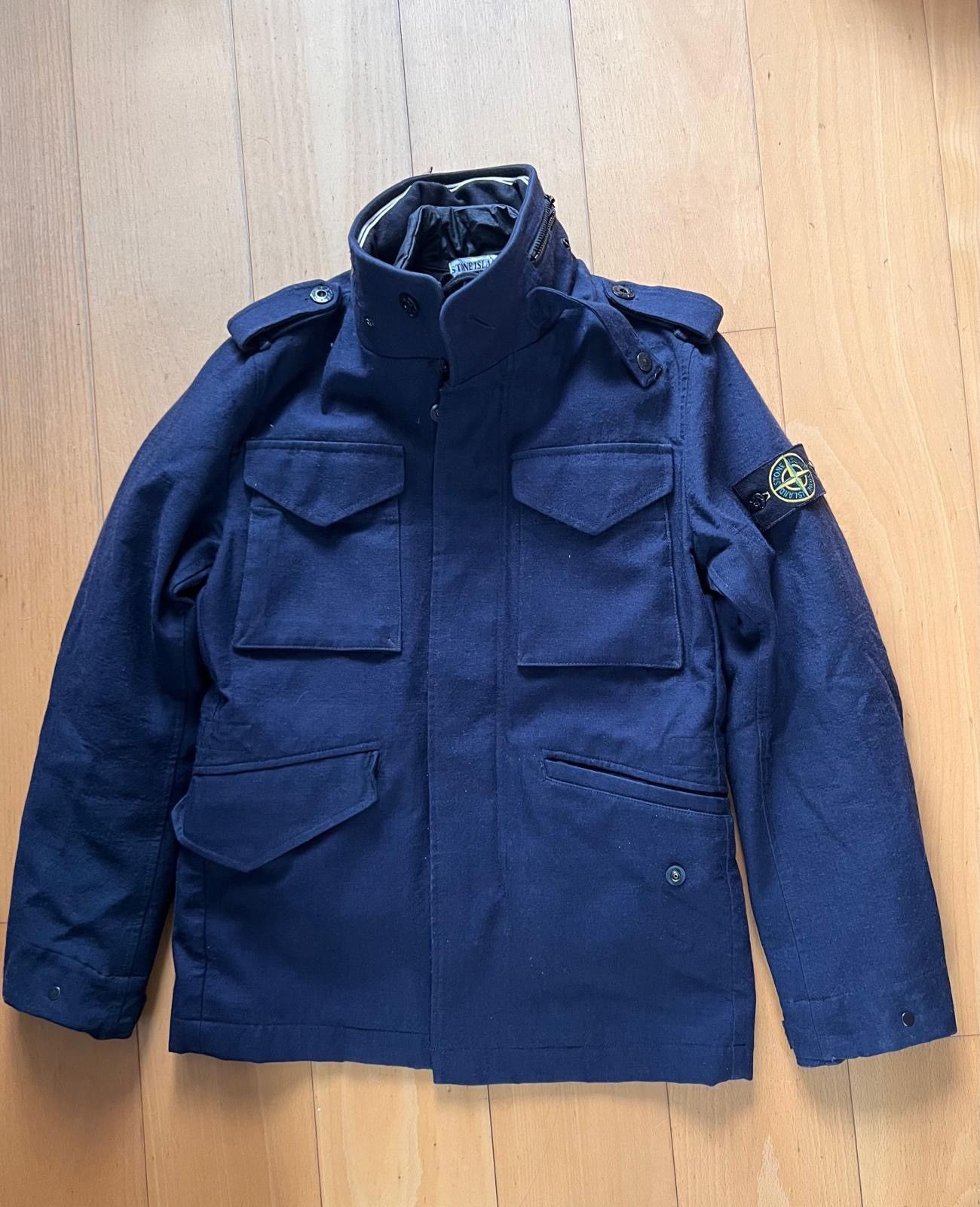 Stone Island David TC Navy Field Jacket | Grailed