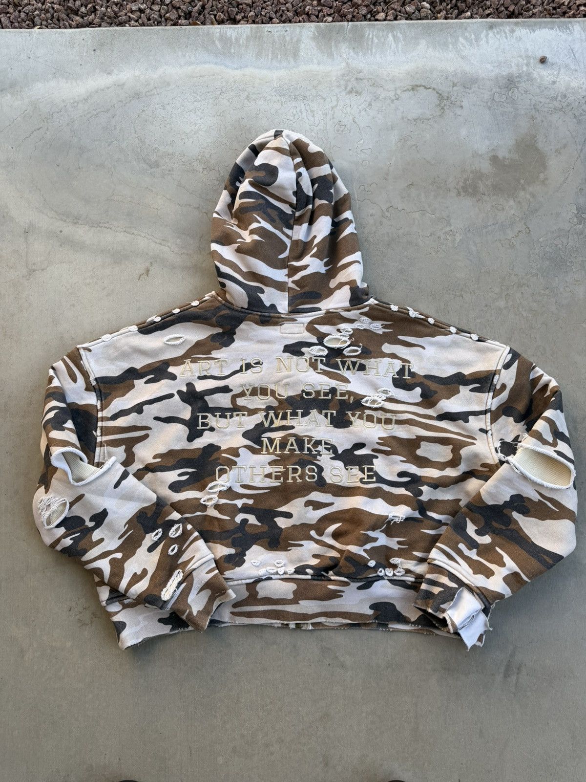Other N’OUBLIE PAS Desert Adam Sandler Zip-Up Hoodie – Brown Camo Size US XL / EU 56 / 4 - 2 Thumbnail