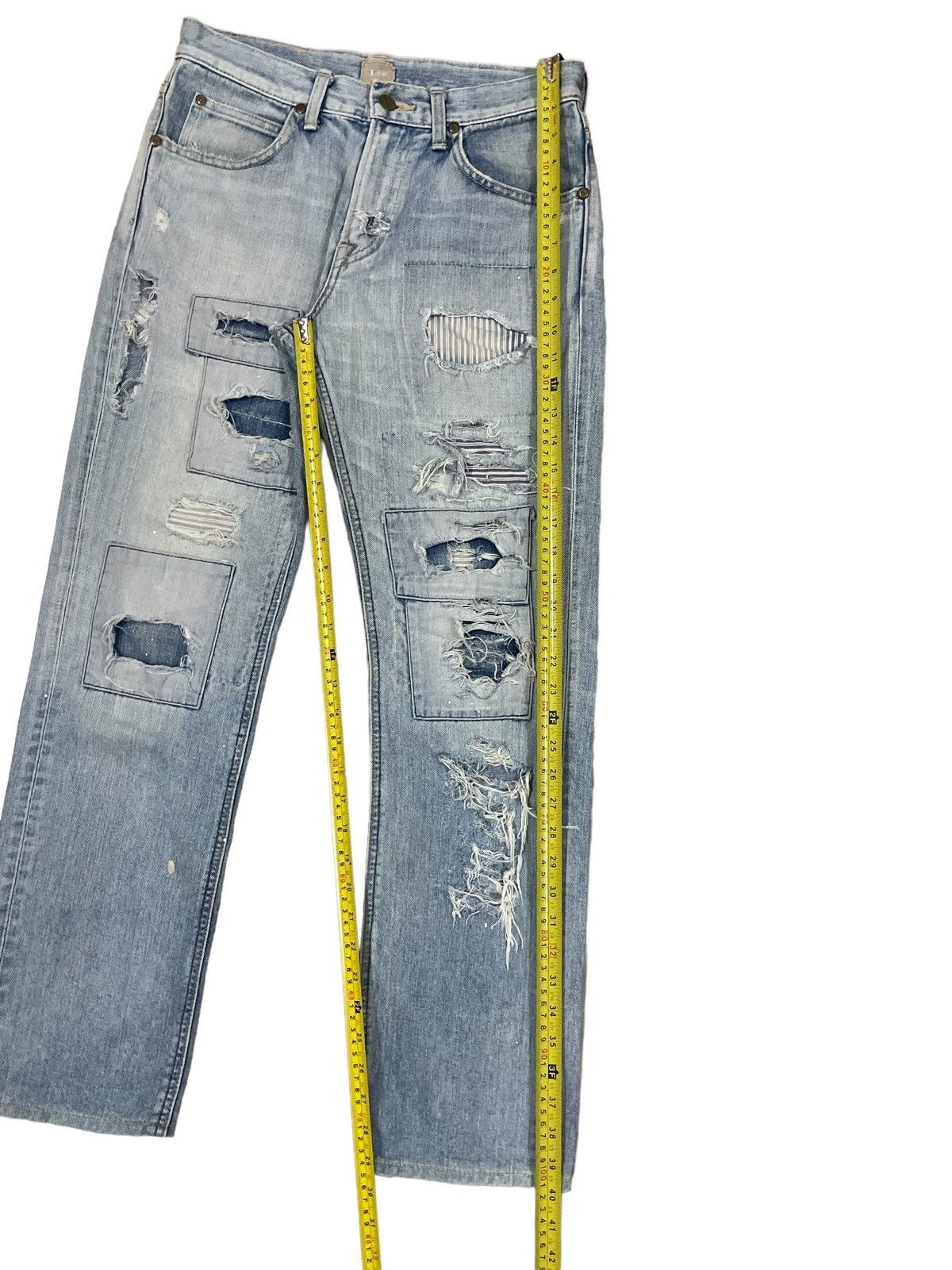 Lee Vintage 90s Lee Cowboy Rider Sanforized Boro Sishoko Jeans Size US 29 - 17 Thumbnail