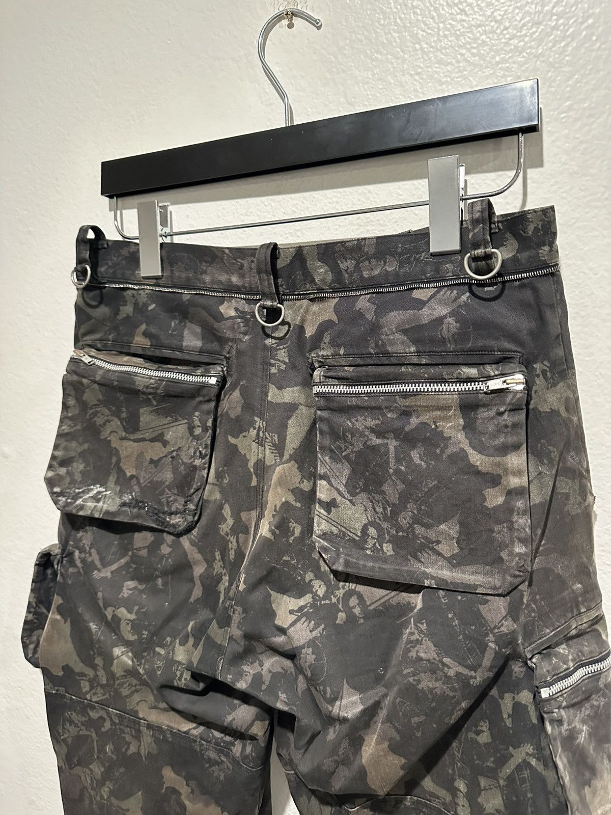 Undercover SS03 Scab Portrait Camo Cargo Pants M Size US 31 - 6 Thumbnail