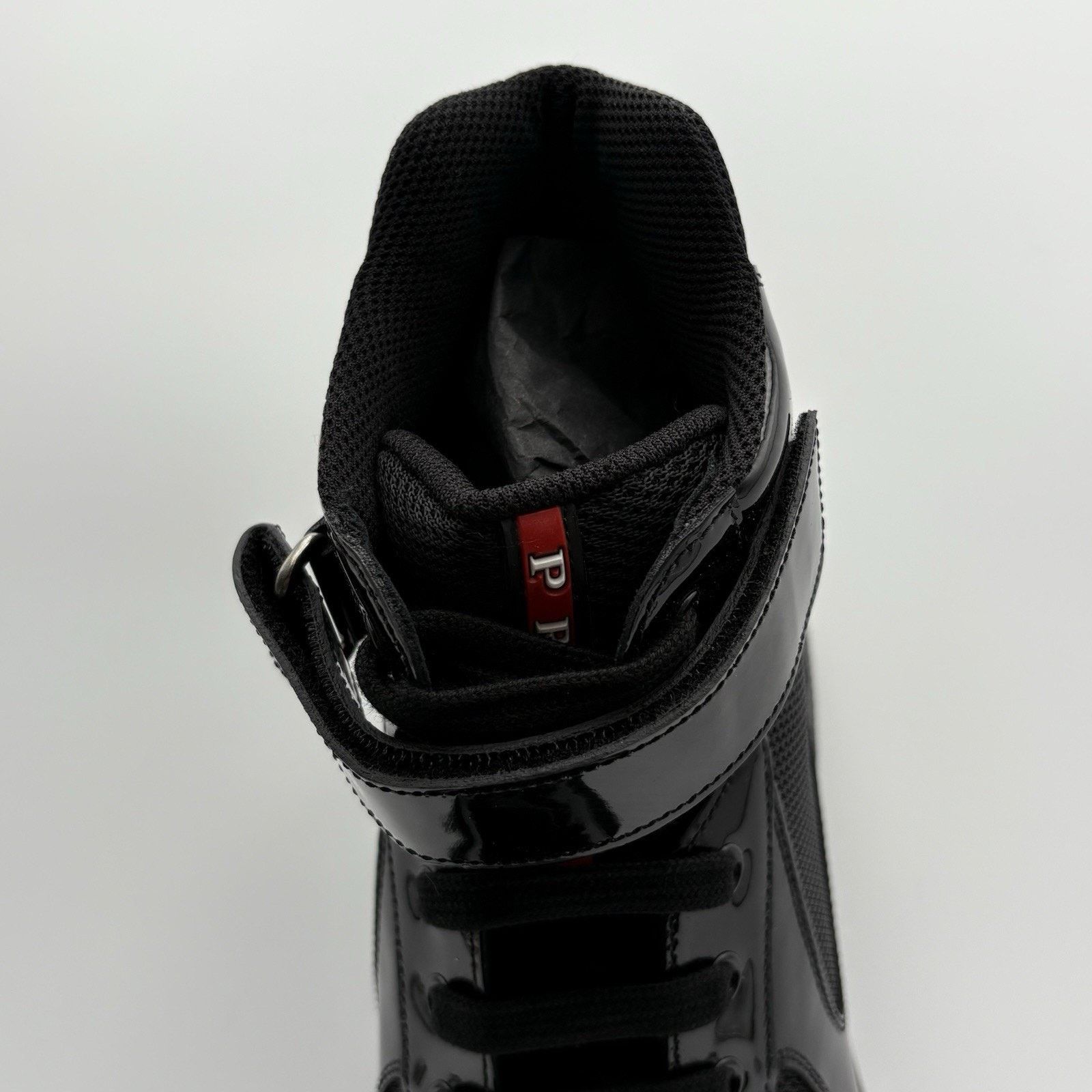 Prada Prada Cup High Top ' Black ' | BRAND NEW! Size US 11.5 / EU 44-45 - 13 Thumbnail