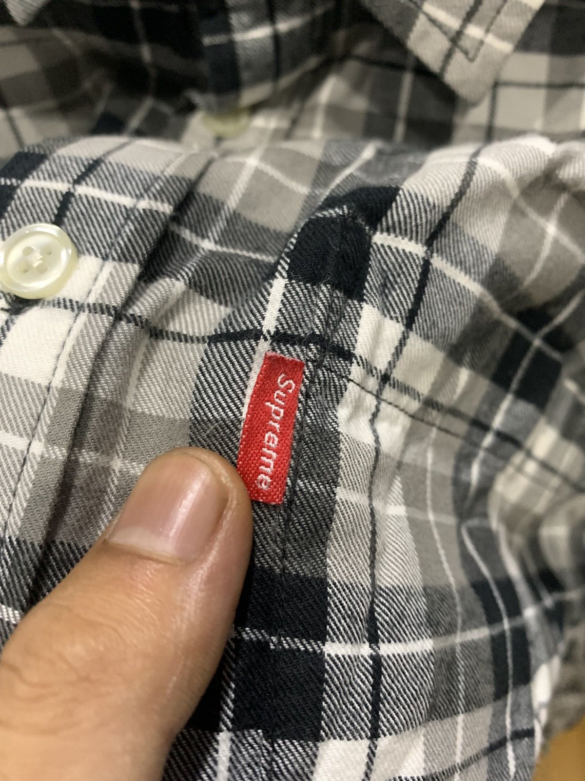 Supreme Supreme plaid flannel shirt Size US M / EU 48-50 / 2 - 3 Thumbnail