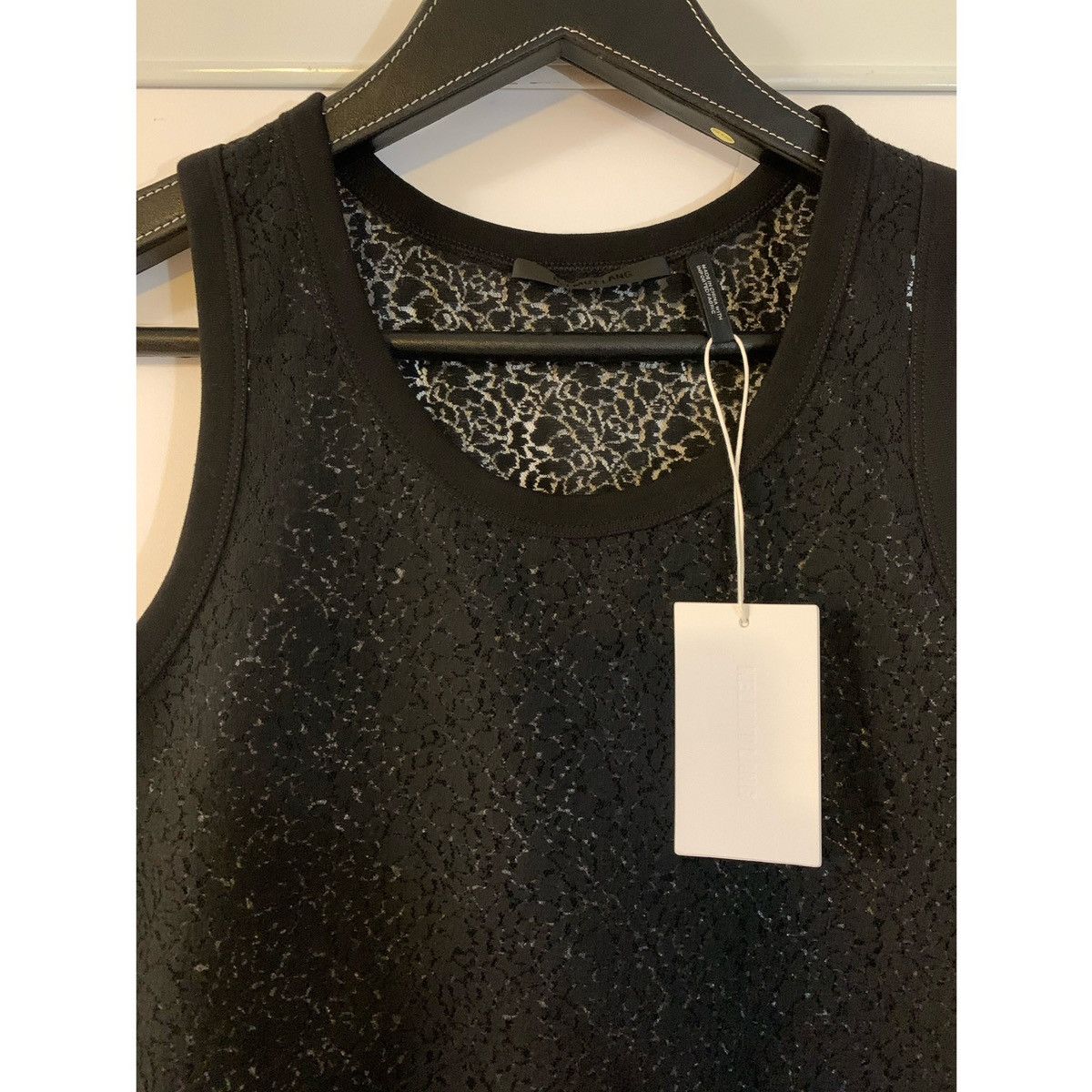 Helmut Lang HELMUT LANG BLACK LACE TANK TOP Size US M / EU 48-50 / 2 - 2 Thumbnail