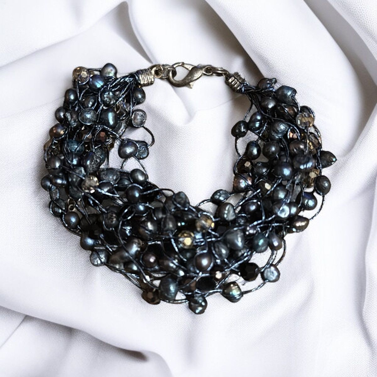 Other Multi strand gray freshwater pearl bracelet Size ONE SIZE - 1 Thumbnail