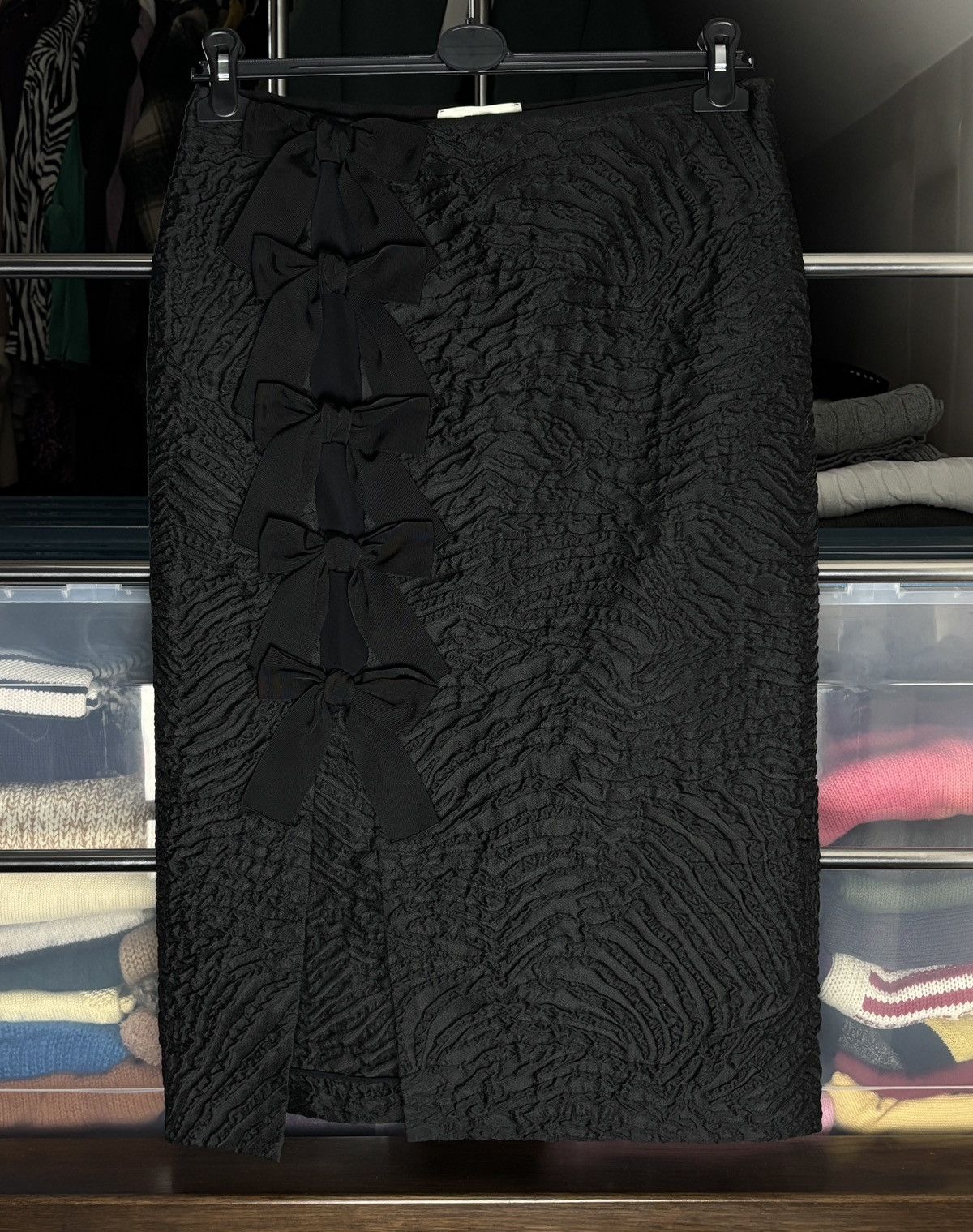 Fendi Fendi Midi Pencil Dress Bows Ribbons Luxury Designer Size 28" / US 6 / IT 42 - 1 Thumbnail