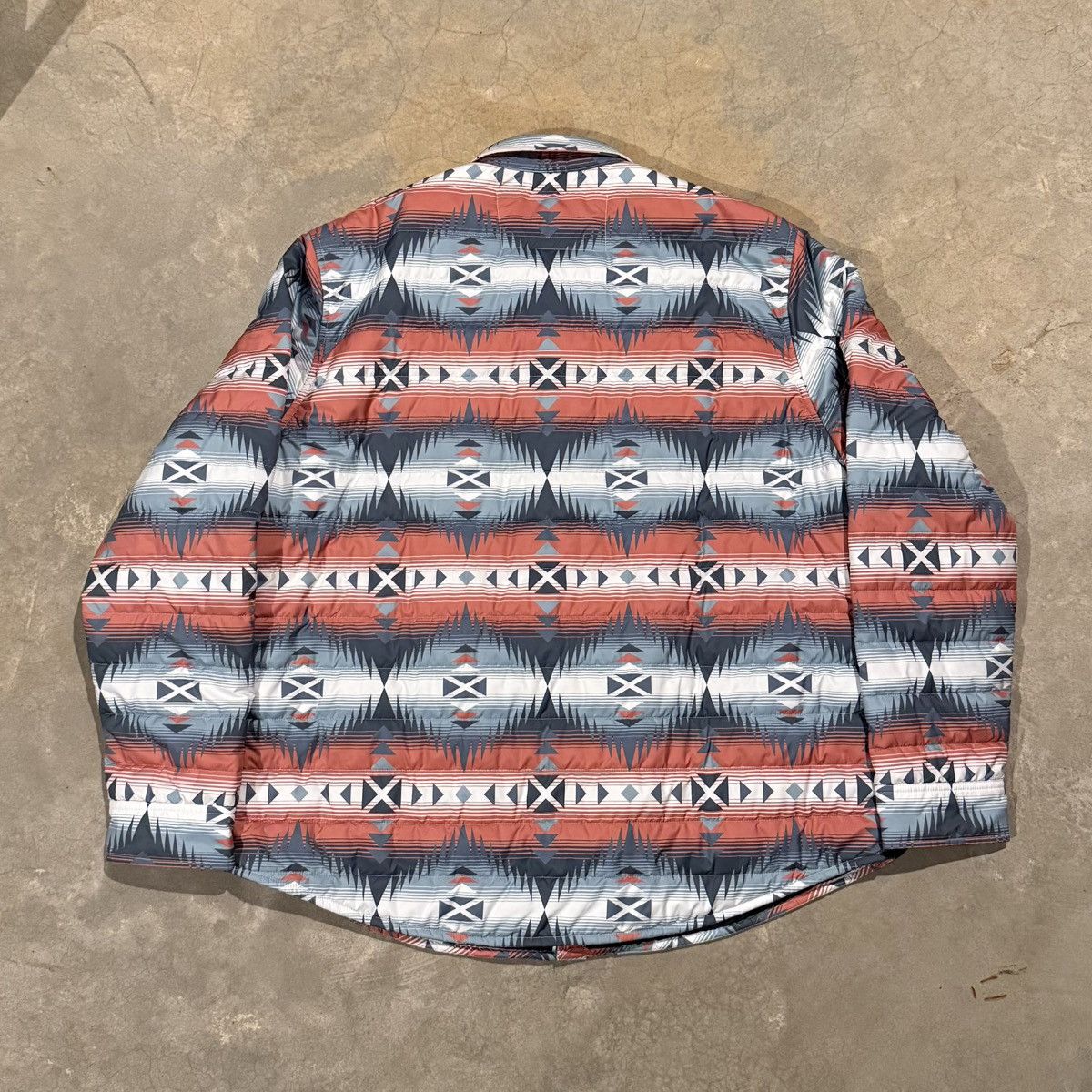 Faherty Faherty Horizon Series CPO Quilted Puffer Aztec Shirt Jacket Size US XXL / EU 58 / 5 - 10 Thumbnail