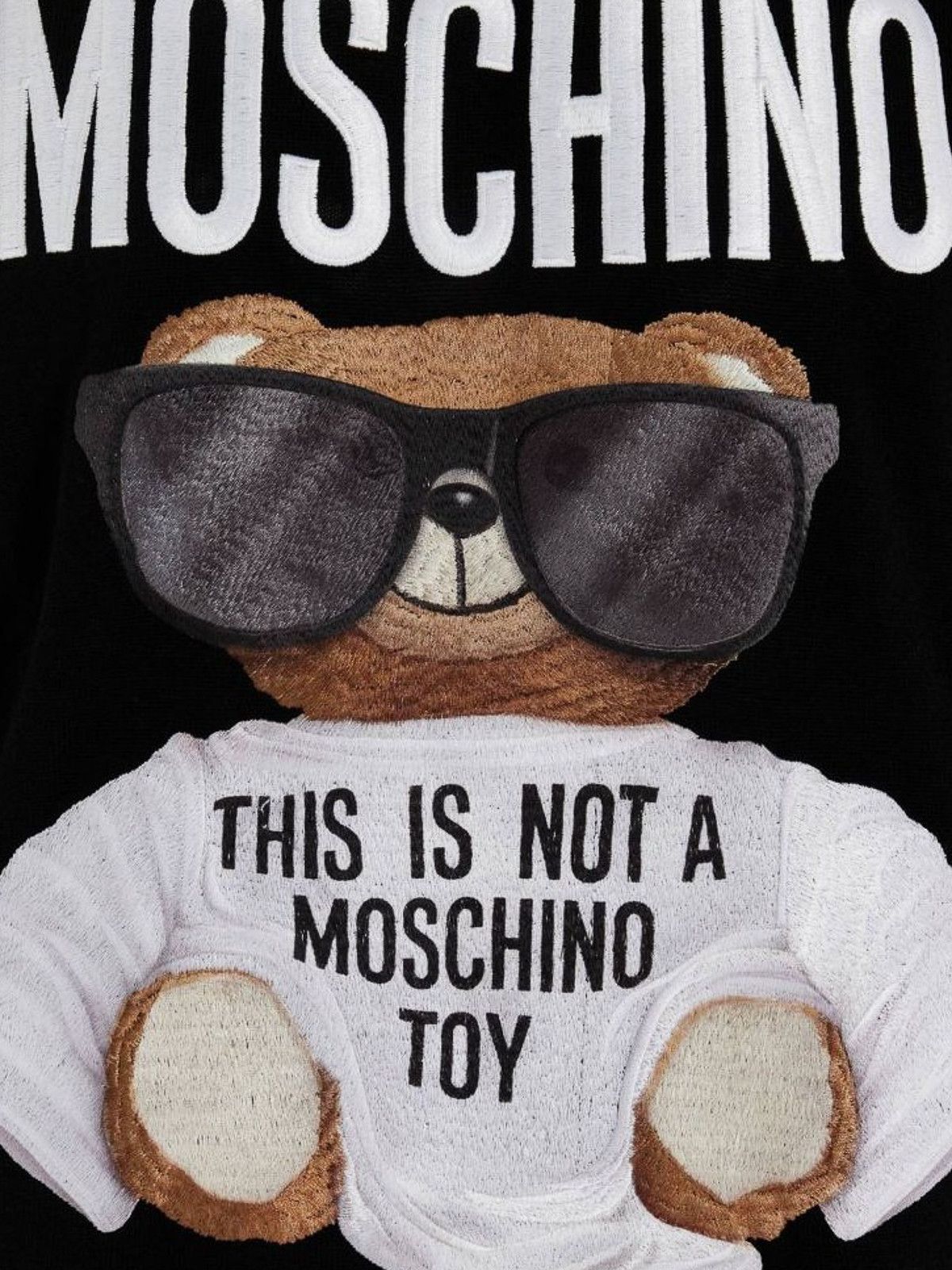 Moschino o1y0225 Logo Sweater in Black Size US S / EU 44-46 / 1 - 2 Thumbnail