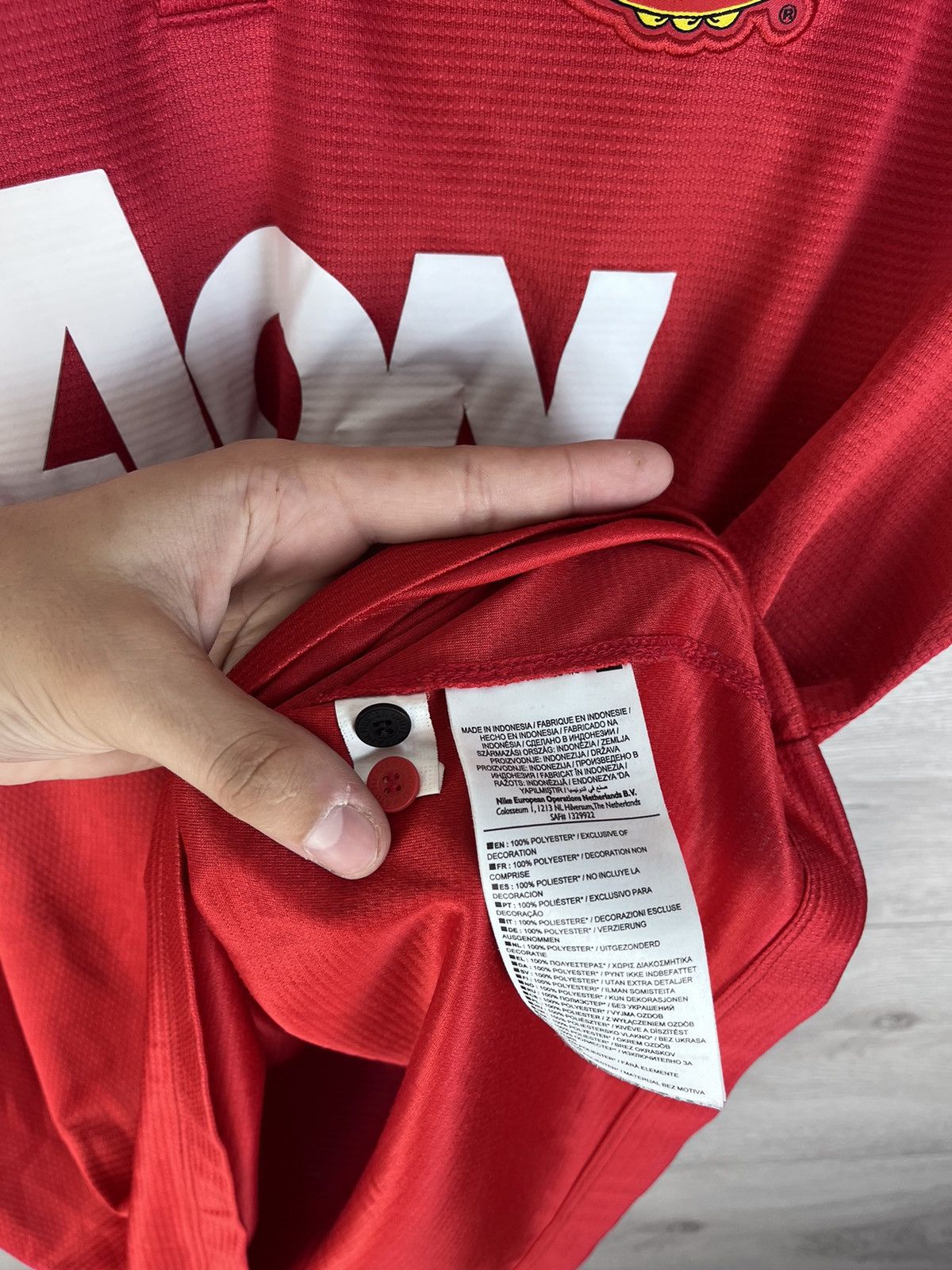 Nike Men’s soccer jersey Nike Manchester United size Xl #1 Add Size US XL / EU 56 / 4 - 9 Thumbnail