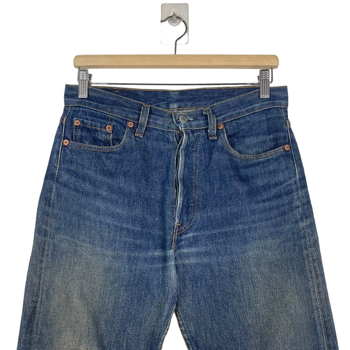 Levi's Vintage Levis Button Fly Distressed Jean Size US 30 / EU 46 - 3 Thumbnail