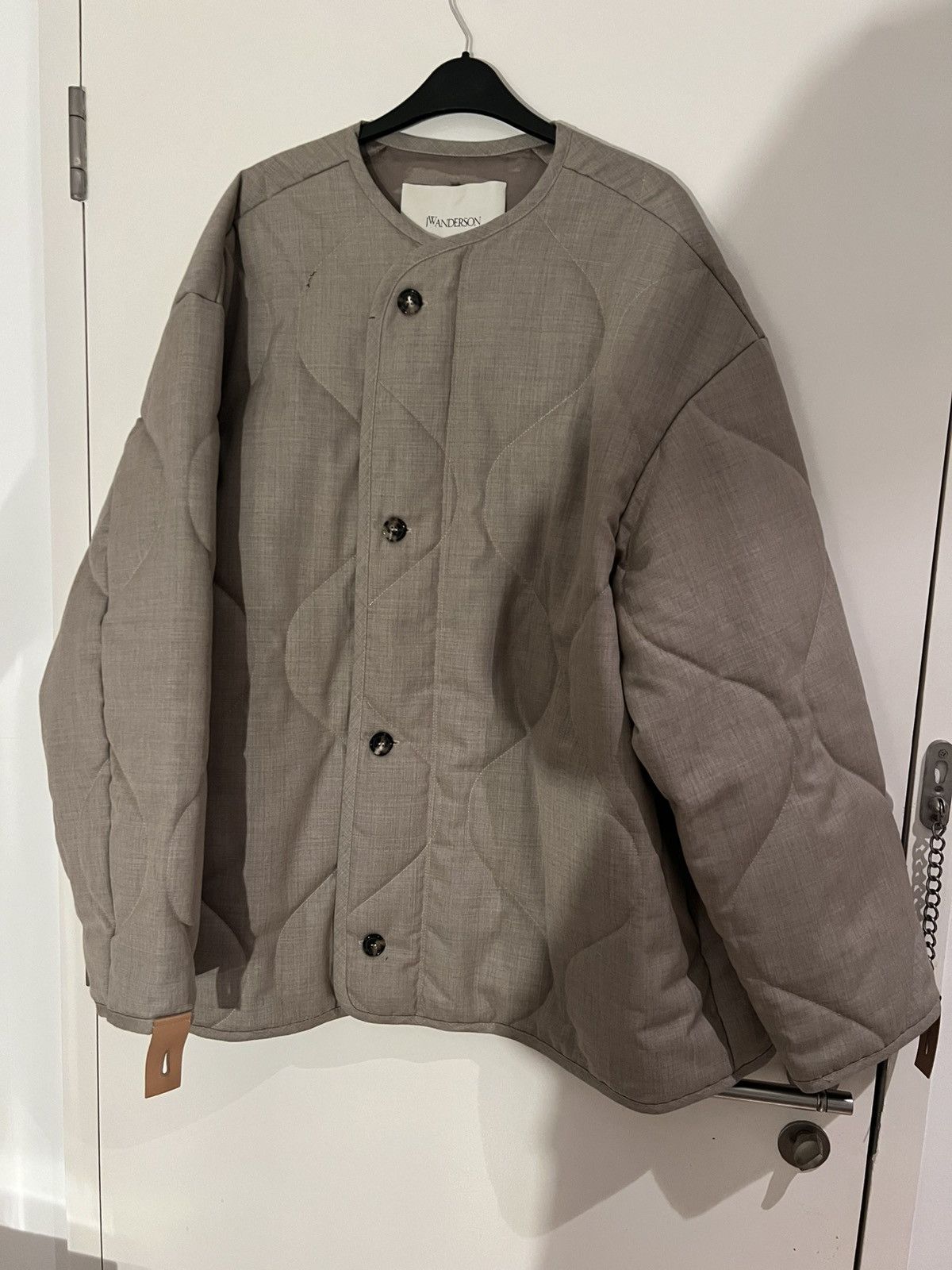 JW Anderson JW Anderson quilted button coat Beige Size M medium Wool Size US M / EU 48-50 / 2 - 5 Thumbnail