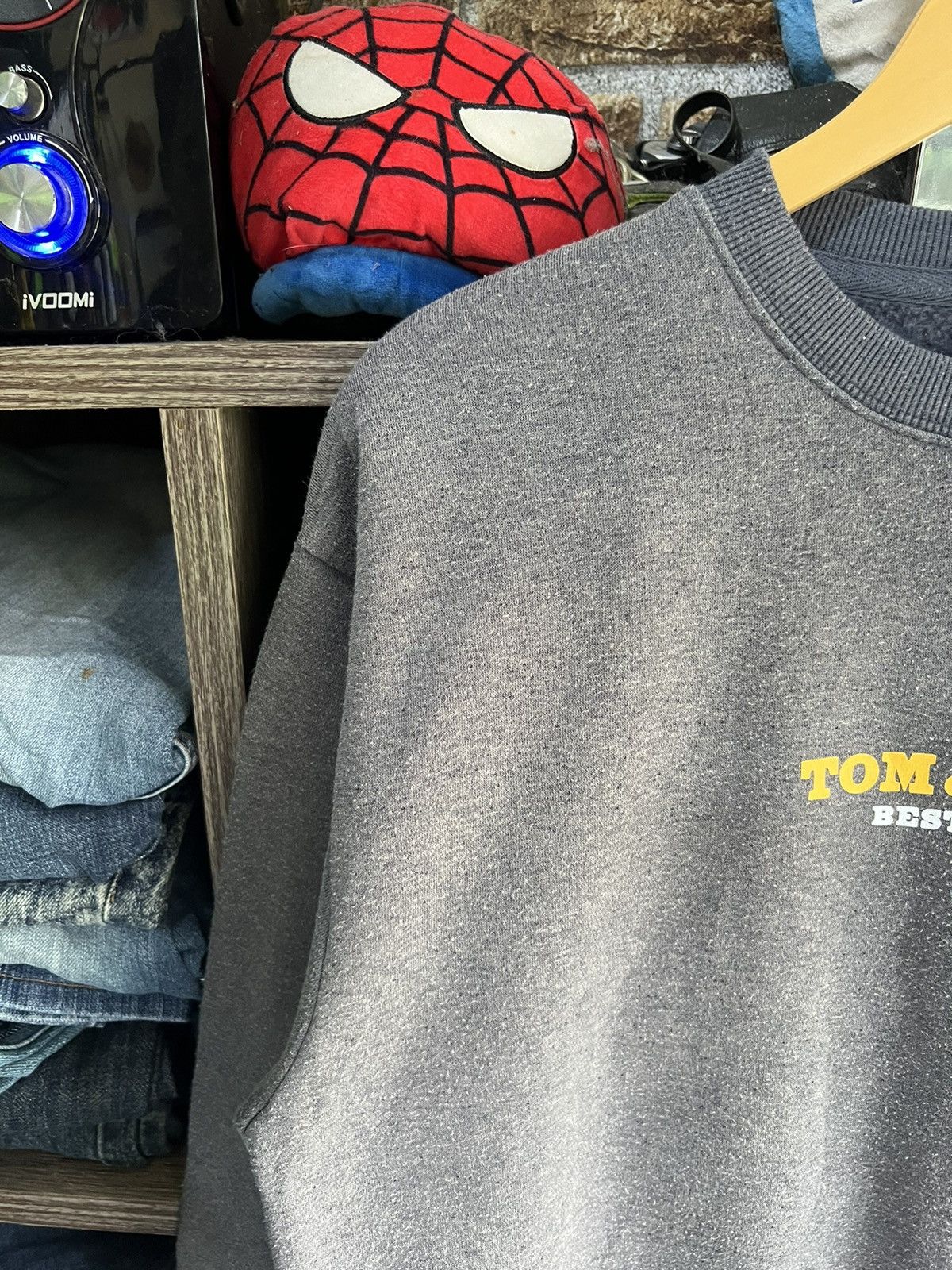 Cartoon Network 🔥Sun Faded Tom & Jerry Sweatshirts Size US L / EU 52-54 / 3 - 4 Thumbnail