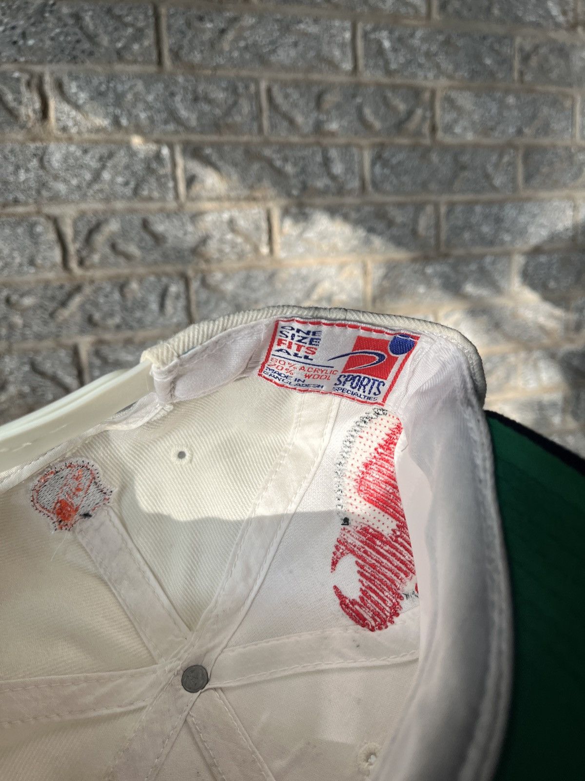 Sports Specialties × Vintage Vintage 90’s Wool NHL New Jersey Devils Shadow SnapBack Size ONE SIZE - 3 Thumbnail