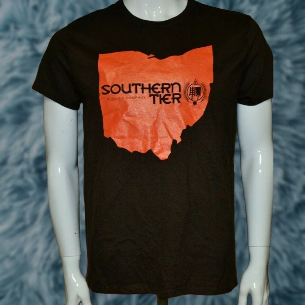 Port & Company Port & Company Womens T-Shirt Brown 100% Cotton Southern Tier Brewing Cleveland OHIO Beer Front Graphic Large Womens Shirt Size L / US 10 / IT 46 - 1 Thumbnail
