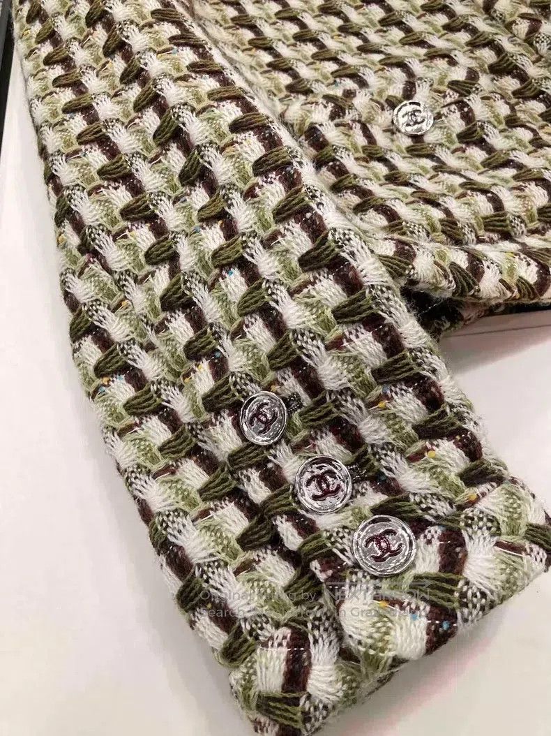 Chanel Chanel Dakar series brown and green braided two-pocket jac Size XS / US 0-2 / IT 36-38 - 6 Thumbnail