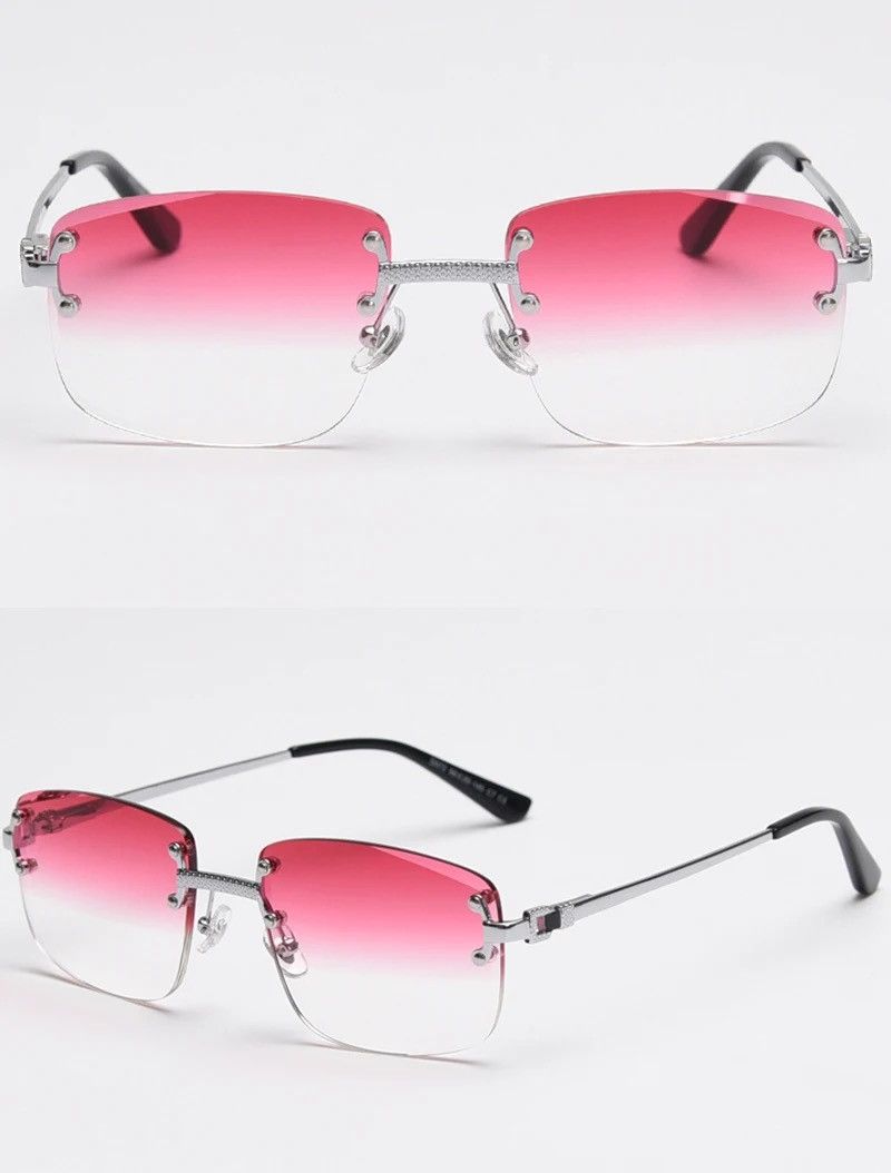 Japanese Brand × Vintage Retro punk sunglasses y2k Size ONE SIZE - 2 Thumbnail