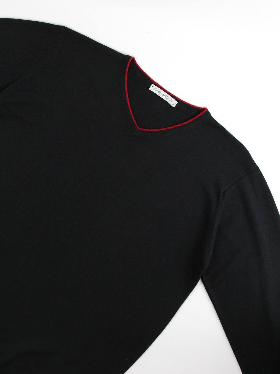 John Smedley JOHN SMEDLEY Woolen black jumper Size US M / EU 48-50 / 2 - 2 Thumbnail