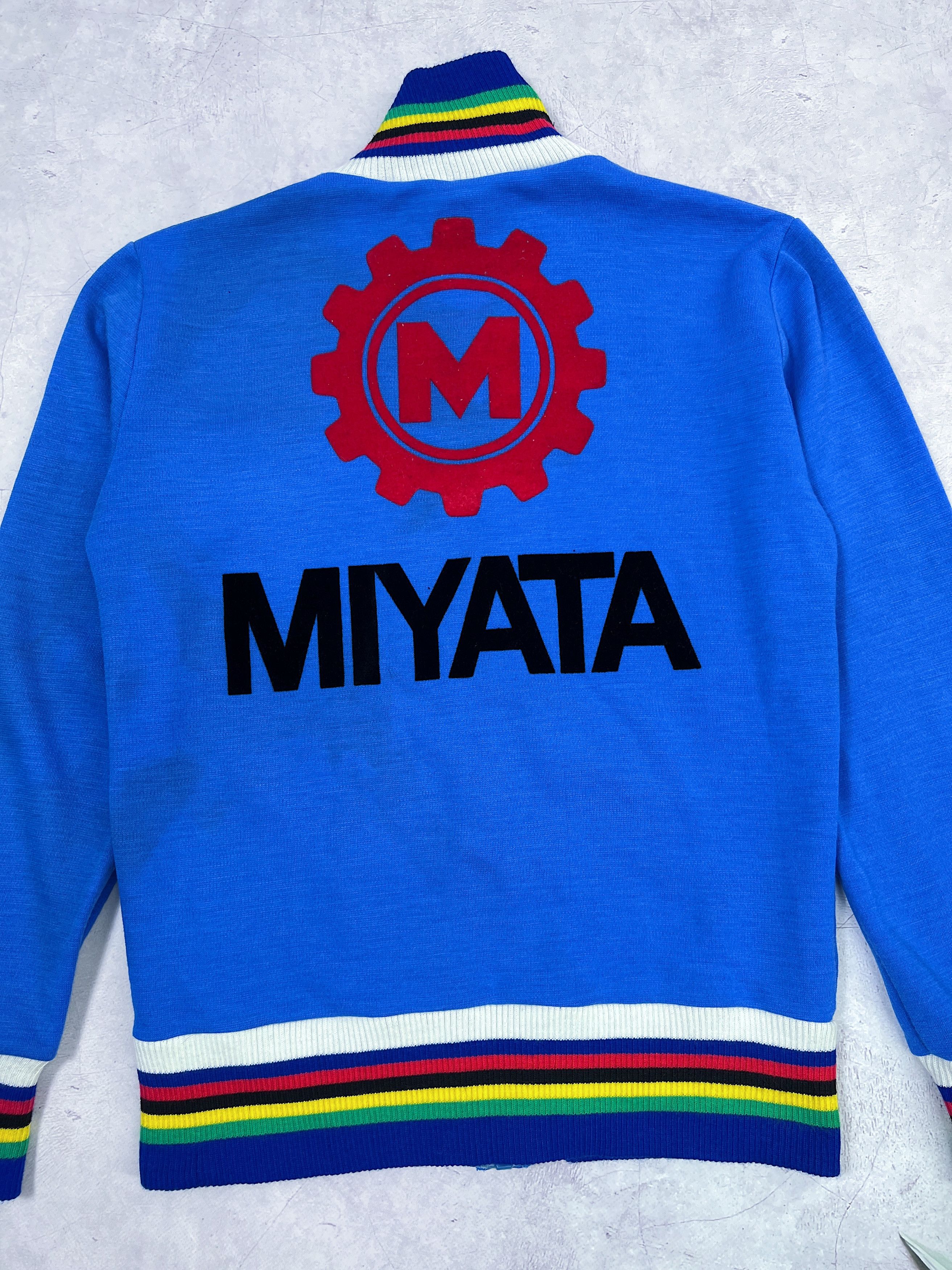 Sports Specialties × Vintage 80s Miyata Cycling Jersey S.A. Tricodor UCI Size US M / EU 48-50 / 2 - 19 Thumbnail
