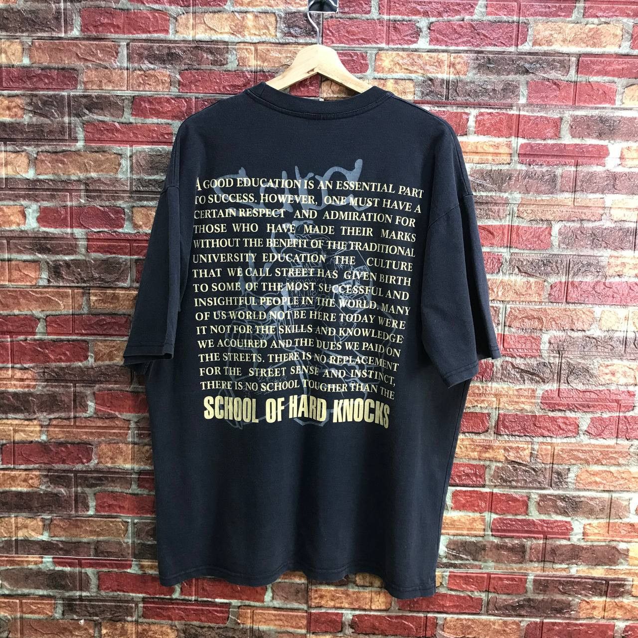 Rap Tees × Vintage VINTAGE Y2K SOHK SCHOOL OF HARD KNOCKS RAPTEES/HIPHOP XXL Size US XXL / EU 58 / 5 - 6 Thumbnail