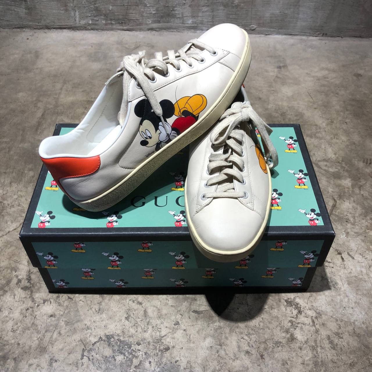 Gucci Gucci X Disney Mickey Mouse Ace Sneakers | Grailed