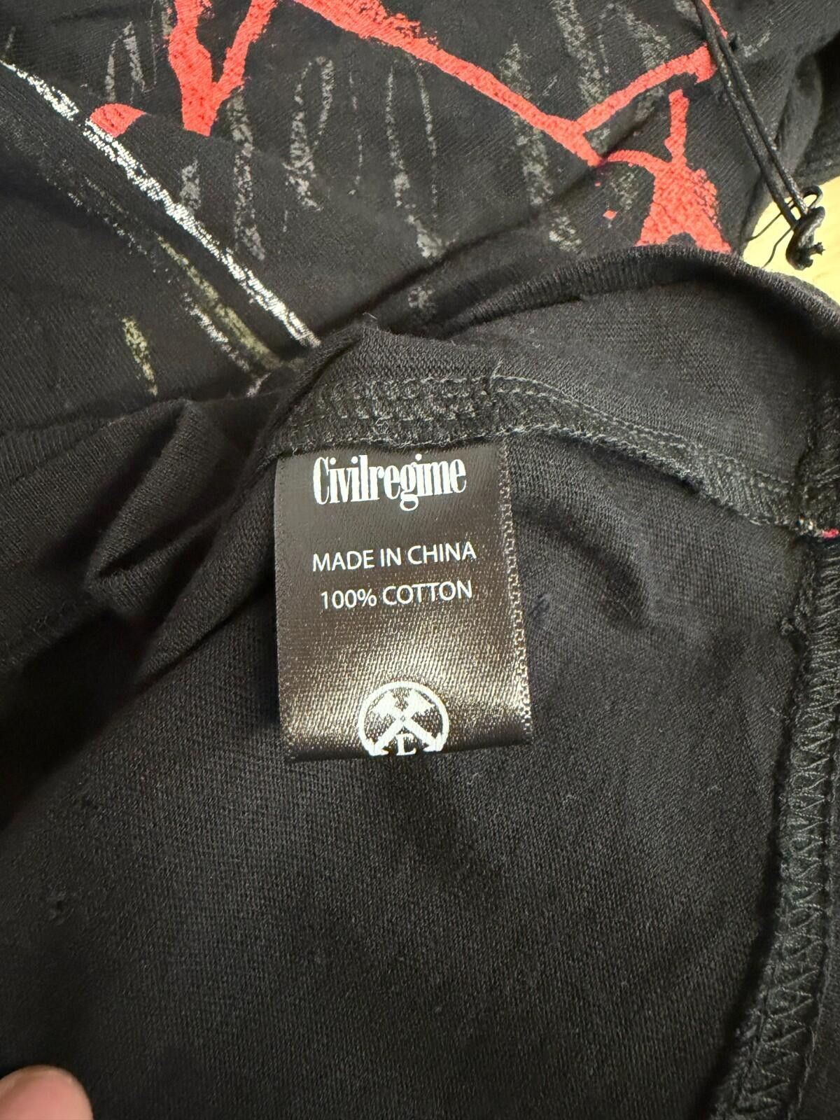 Other Star Wars Kylo Ren Civil Regime Tee XL Black Streetwear Hype Size US XL / EU 56 / 4 - 9 Thumbnail