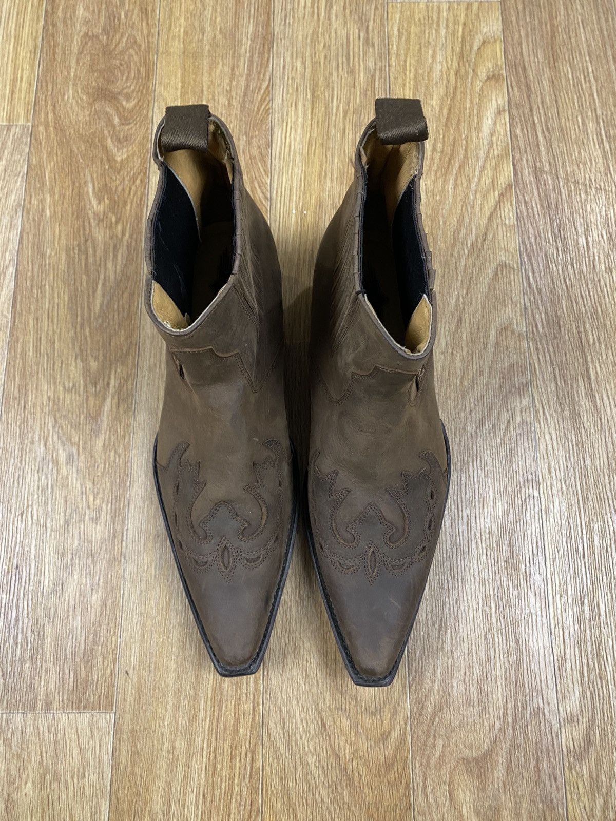 Cowboy Equipment × Stars & Stripes × Vintage Stars & Stripes Cowboy Leather Boots WB-37 Size: 41 Size US 8 / EU 41 - 7 Thumbnail