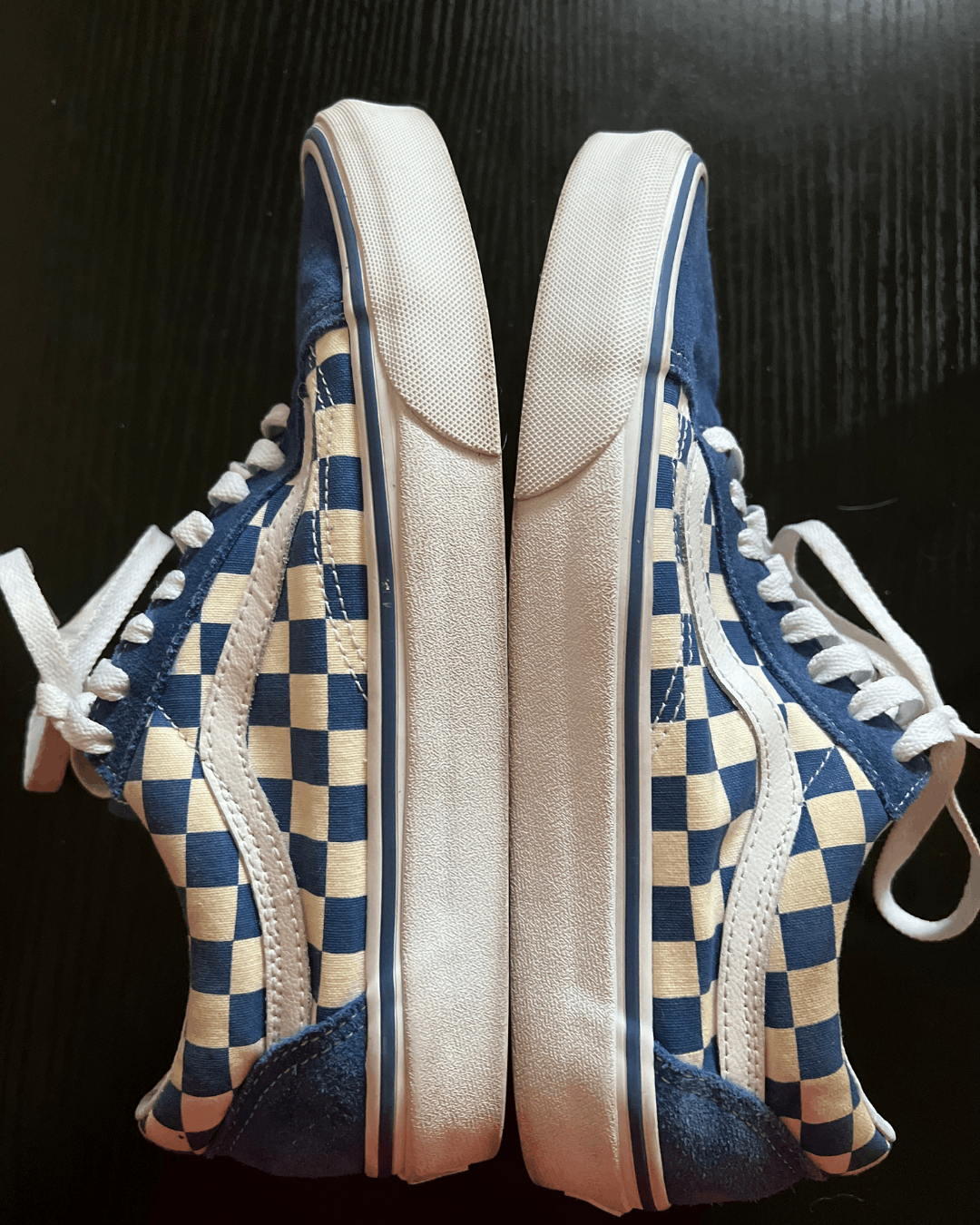 Vans Vans Old Skool blue checkerboard Size US 7.5 / EU 40-41 - 1 Thumbnail
