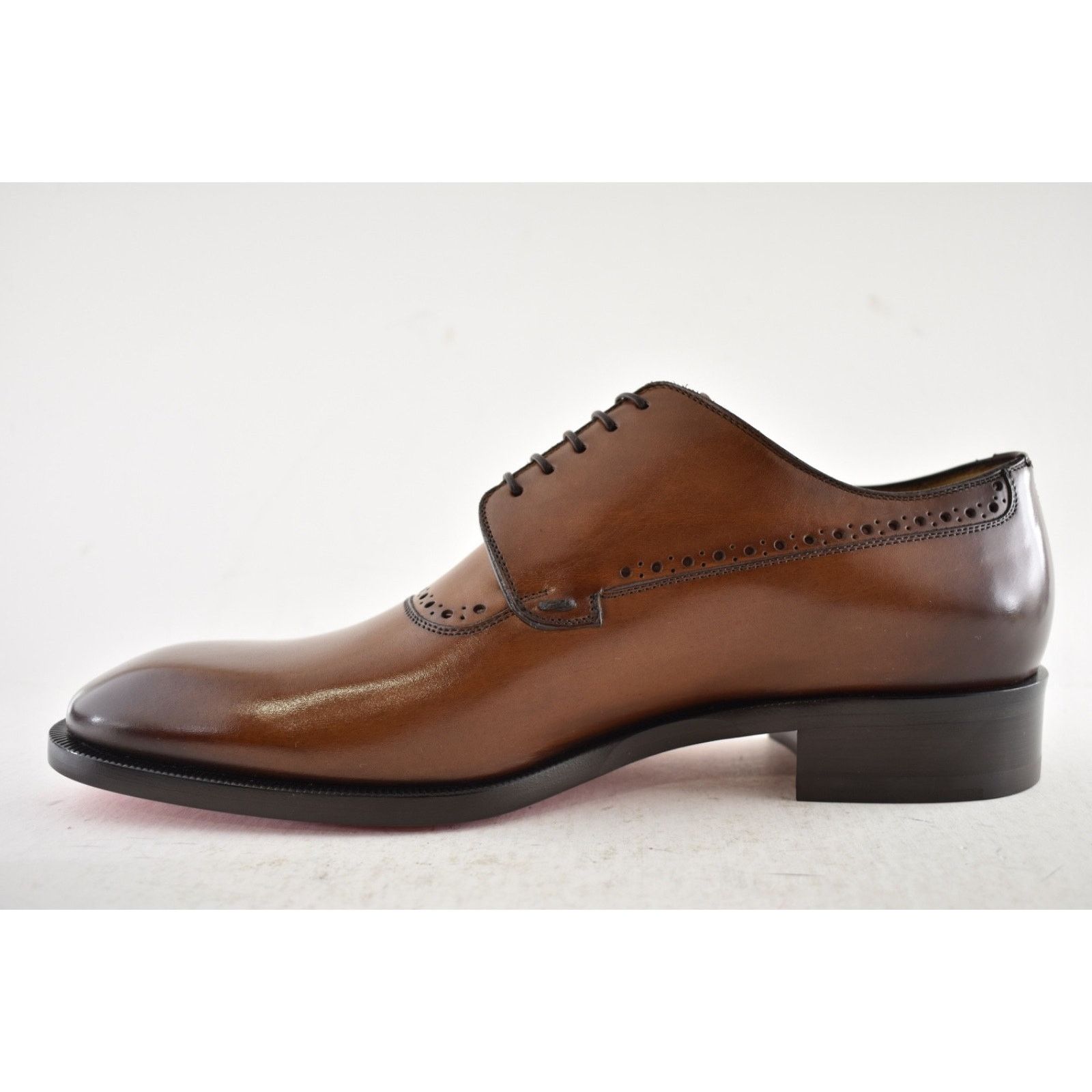 Christian Louboutin Christian Louboutin Sartoby Flat Brown Leather Derby 45 12 Size US 12 / EU 45 - 12 Thumbnail