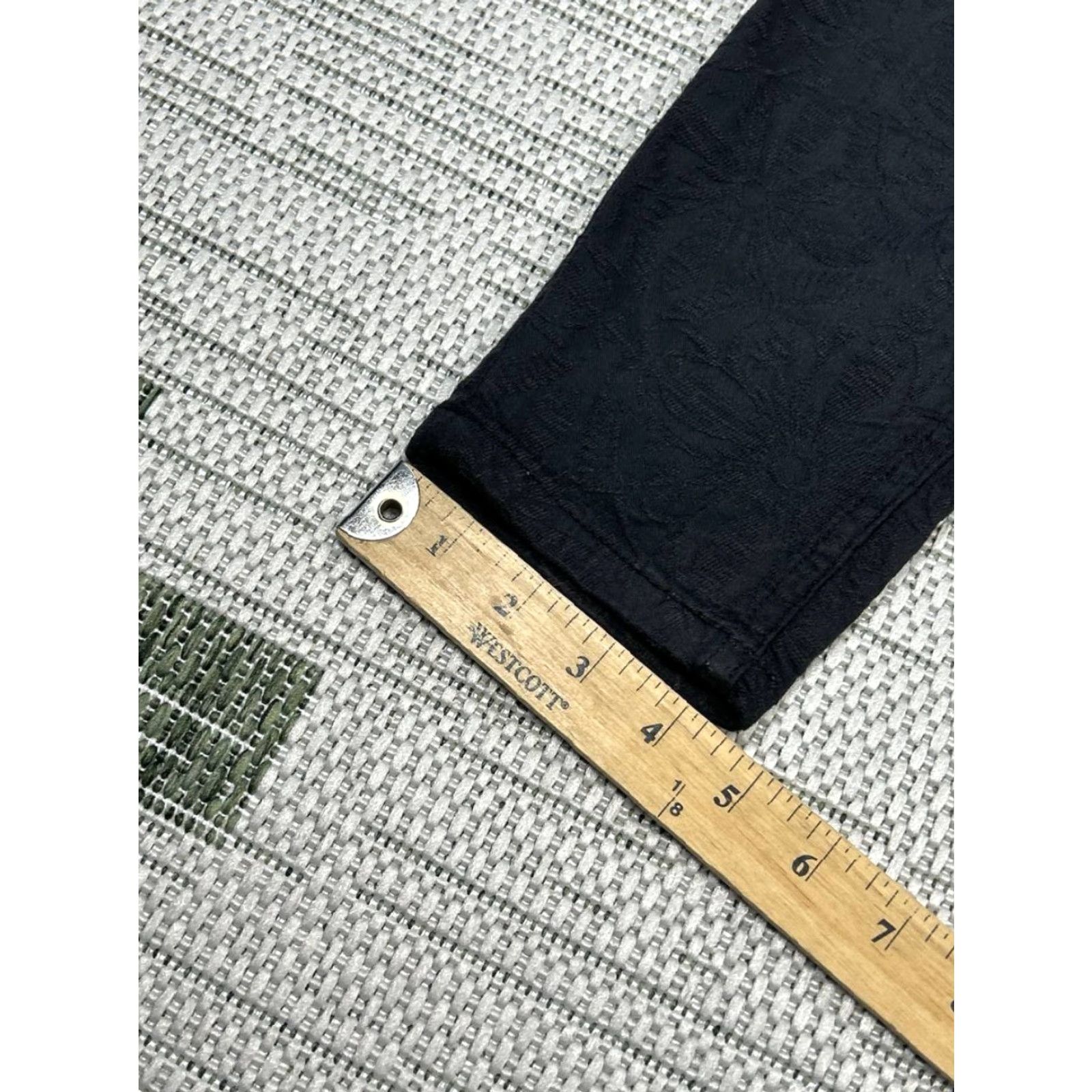 Anthropologie VINTAGE Anthropologie Pilcro and the Letterpress High Rise Skinny Pants Womens 27 Black Size 27" / US 4 / IT 40 - 3 Thumbnail