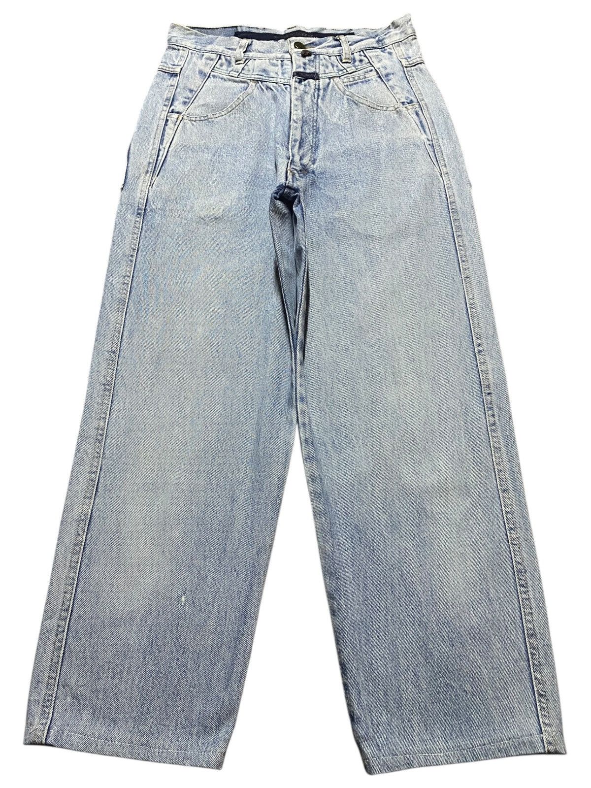 Marithe + Francois Girbaud Vintage amrithe francois Girboud Light Wash Tapered Leg Jean Size US 28 / EU 44 - 1 Thumbnail