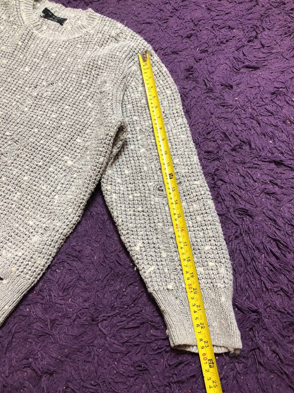 Allsaints vintage streetwear Allsaints Y2K Sweatshirt Avant-Garde gray Size US XL / EU 56 / 4 - 10 Thumbnail