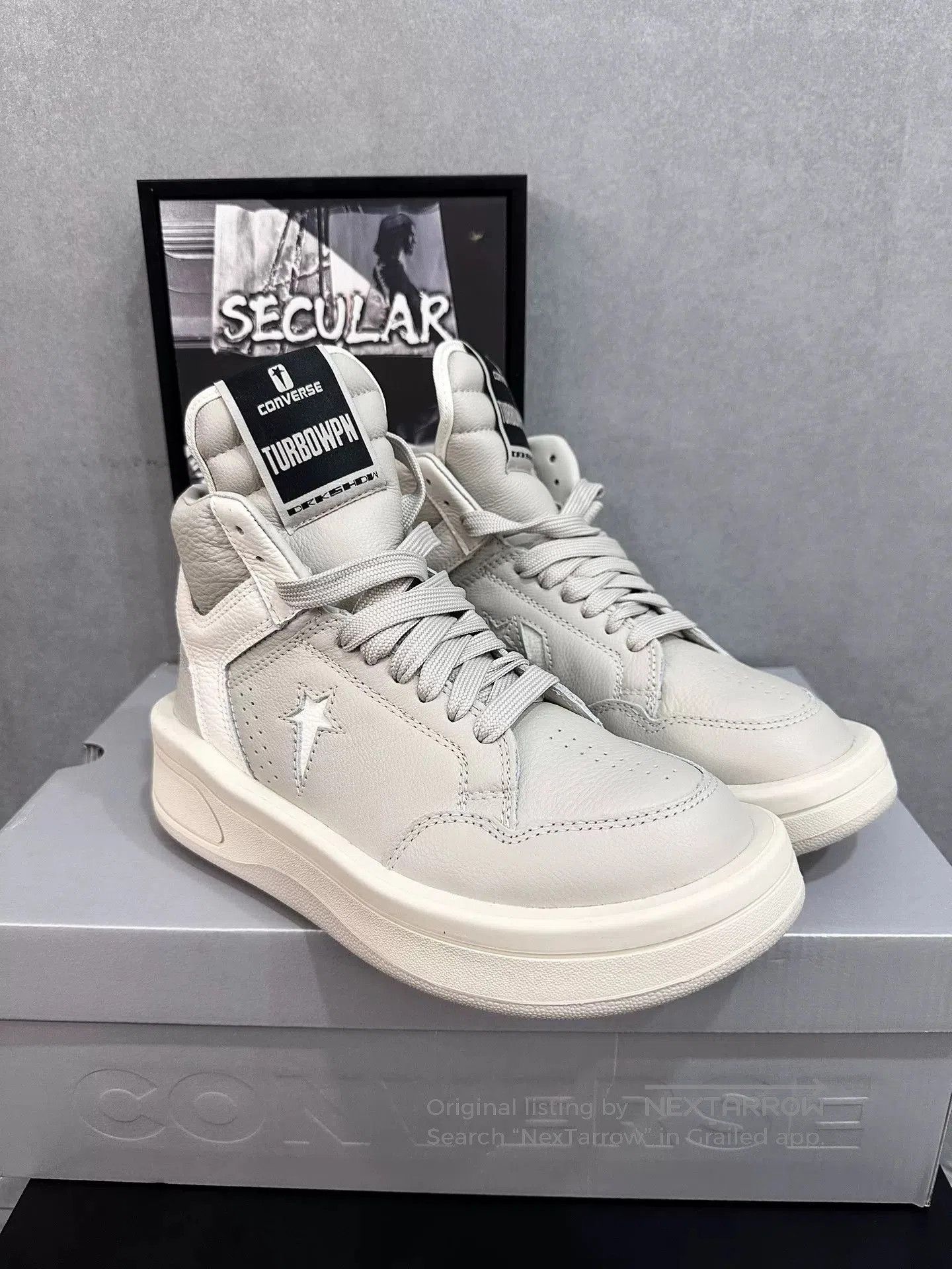 Rick Owens Drkshdw Rick Owens x Converse Weapon 5.0. Size US 5 / EU 37 - 4 Thumbnail