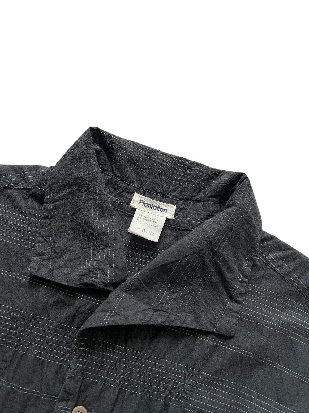 Issey Miyake 1990s Issey Miyake Textured Asymmetrical Button Up Shirt Size US M / EU 48-50 / 2 - 7 Thumbnail