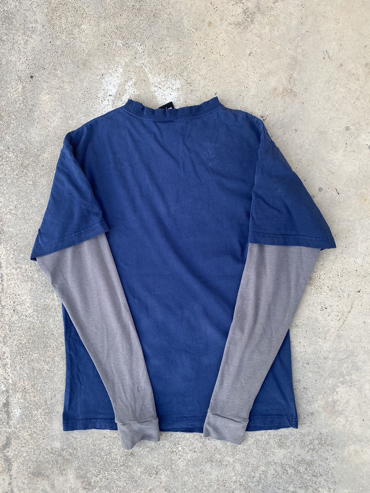 If Six Was Nine Thrashed Y2K DC Shoe Double Layer Longsleeve Size US M / EU 48-50 / 2 - 3 Thumbnail