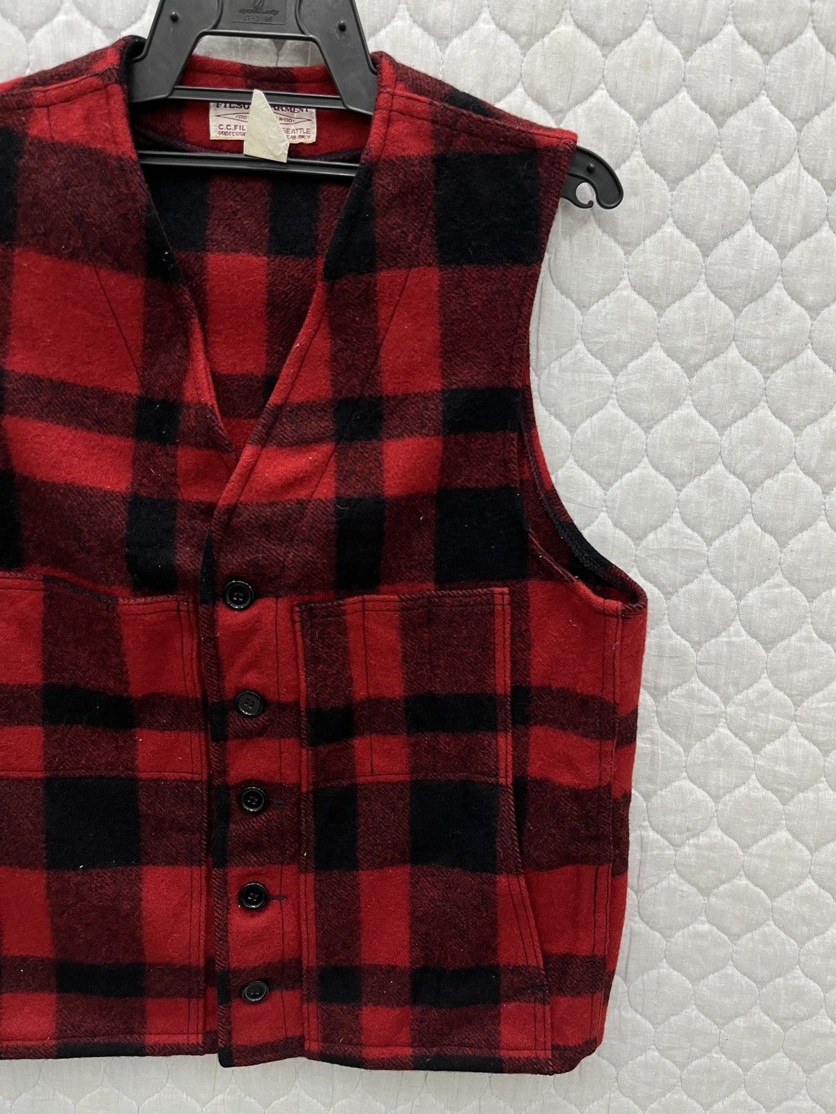 🔥🔥🔥STEALS VINTAGE FILSON MACKINAW WOOL VEST STYLE 20