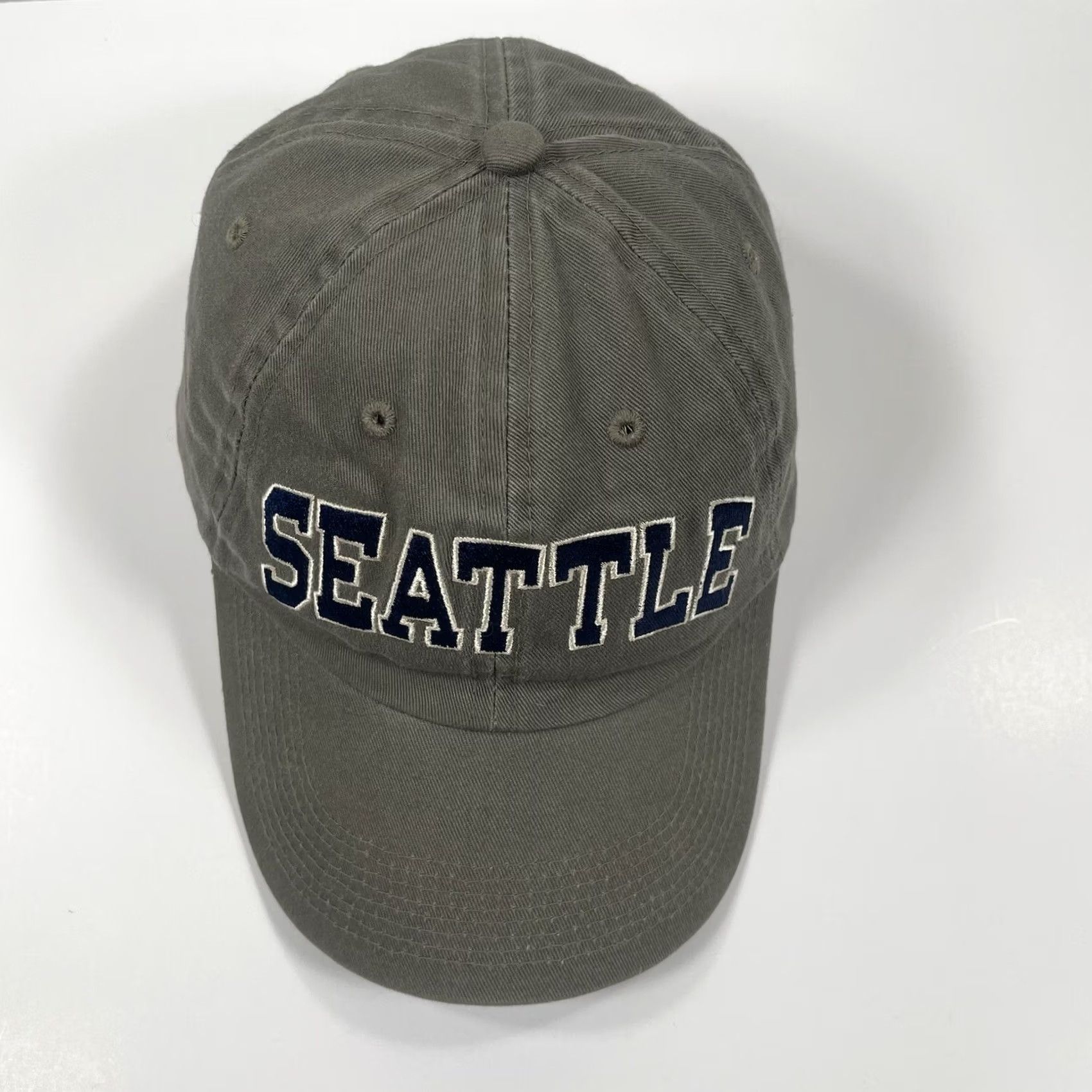 Vintage Fahrenheit Headwear Seattle Hat Baseball Cap Adult Adjustable StrapBack Gray Size ONE SIZE - 3 Thumbnail