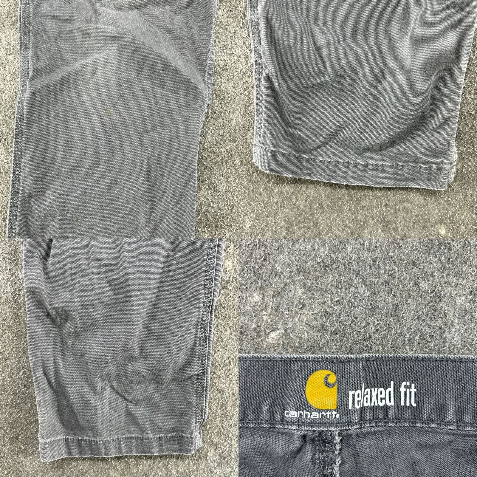 Carhartt Carhartt Pants Mens 34x30 Gray Carpenter Relaxed Canvas Workwear Straight 5-Pocket Clothing Men Regular Jeans Trousers Weather Outdoor Rugged Flex Size US 34 / EU 50 - 8 Thumbnail