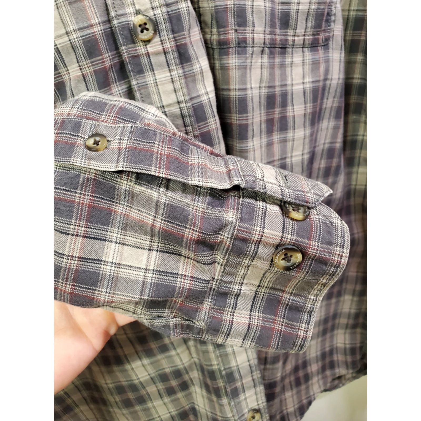Vintage Columbia XCO Shirt Men’s Long Sleeve Plaid Button Down Size L Brown Front Pocket Size US L / EU 52-54 / 3 - 4 Thumbnail