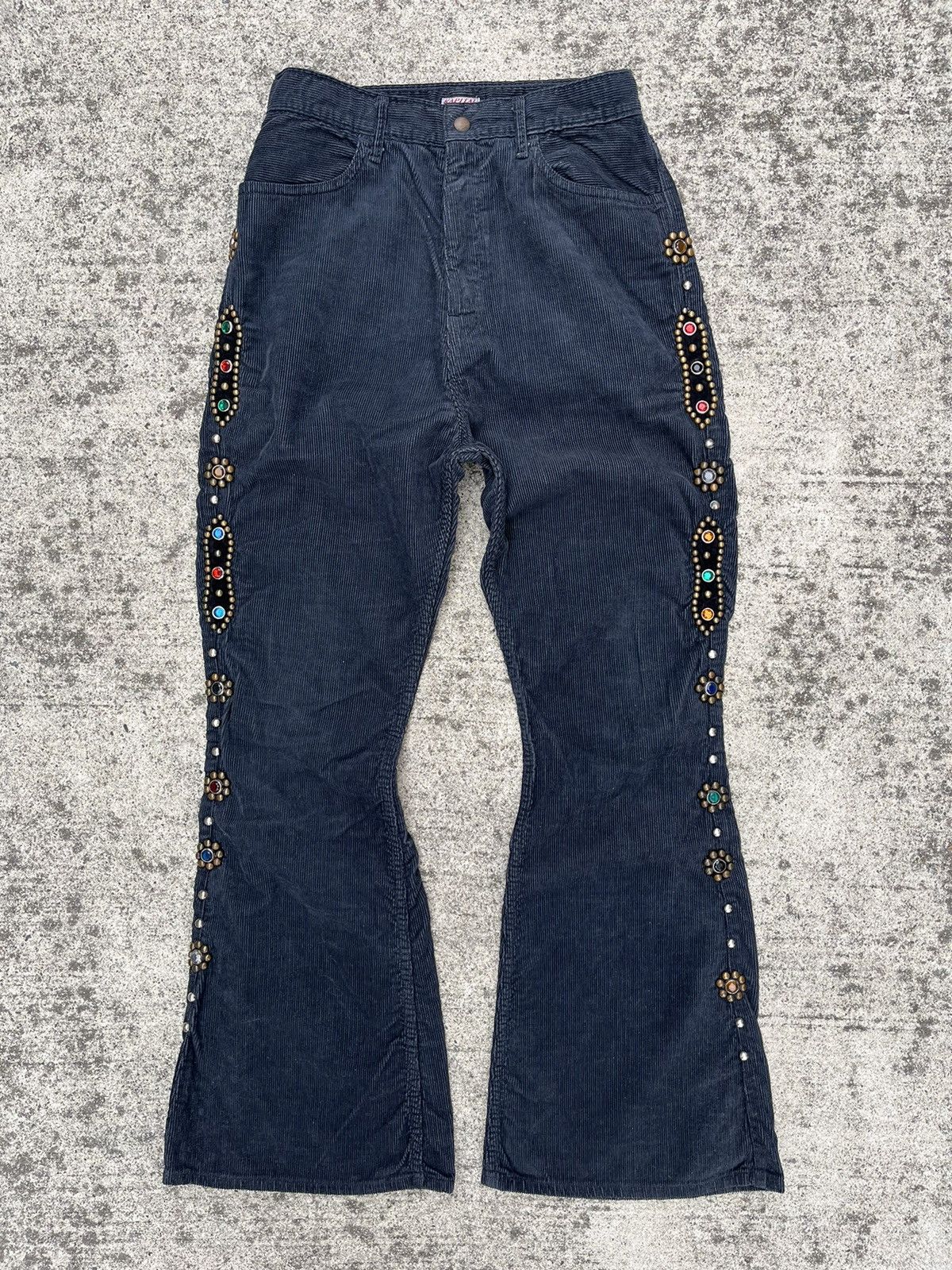 Kapital Kapital Studs Flare Pants Corduroy stk size 1 | Grailed Kapital Kapital Studs Flare Pants Corduroy stk size 1 | Grailed