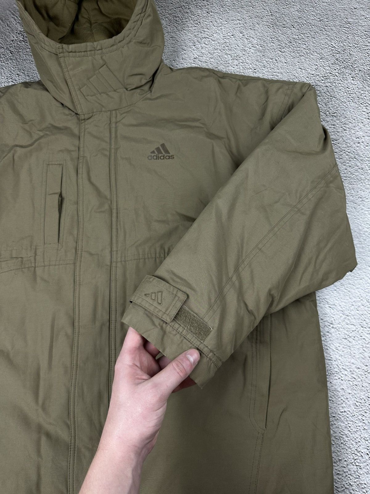 Adidas Vintage Adidas Nylon Jacket Corduroy Nylon Y2K 90s Rare Size US S / EU 44-46 / 1 - 9 Thumbnail