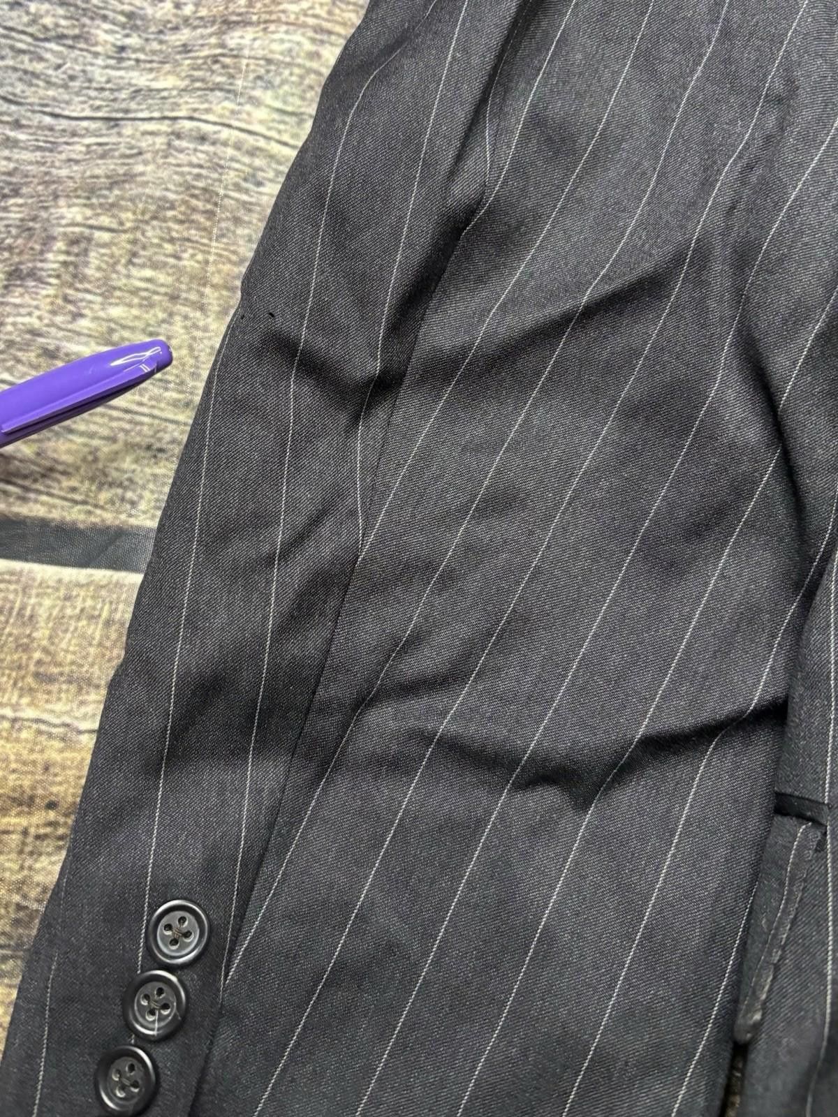 Other Burberry London Blazer Jacket Mens 46 Pinstripe Wool USA Size 46R - 10 Thumbnail