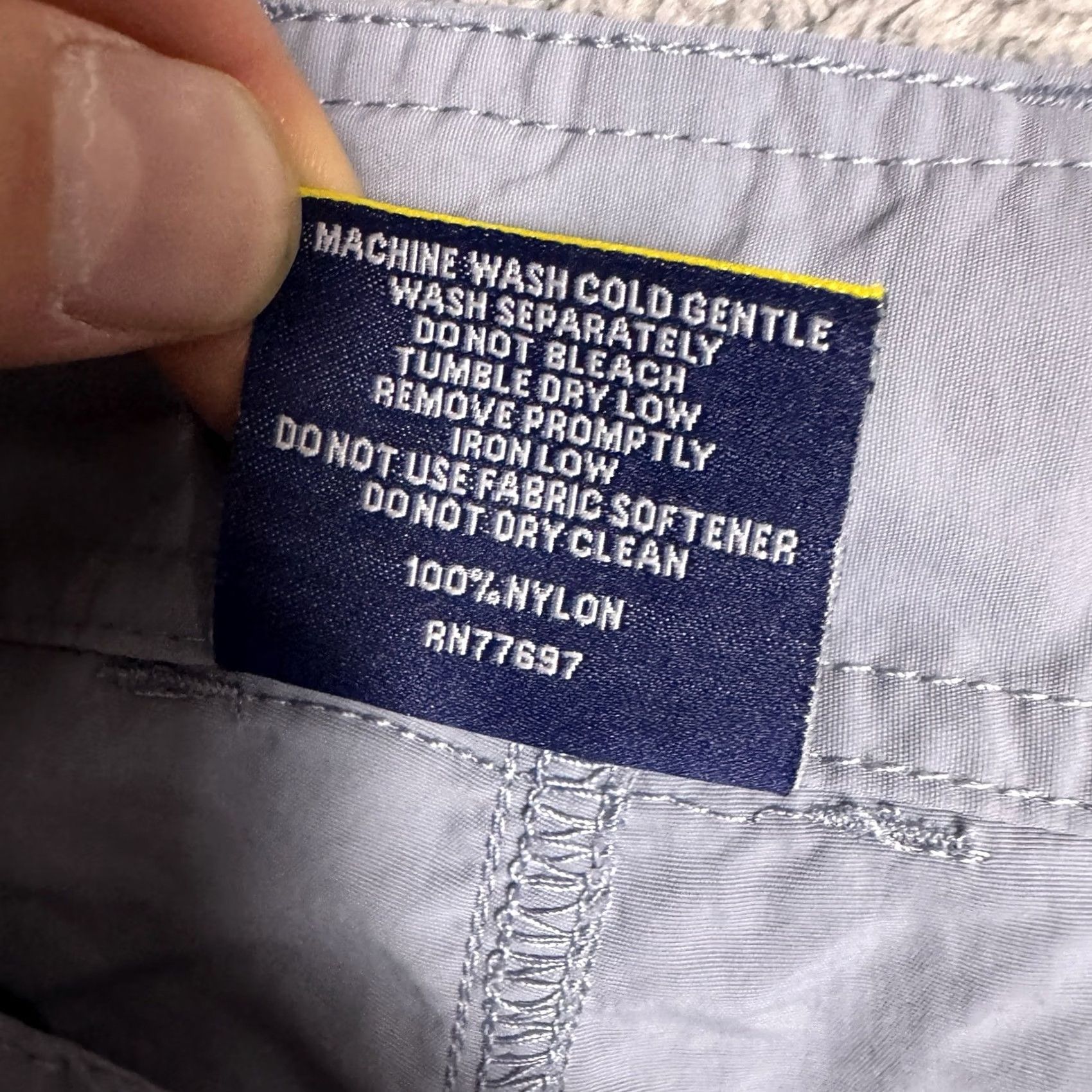 Vintage AFTCO Pants Mens 40x30 Gamma Ray Nylon Cargo Blue Size US 40 / EU 56 - 6 Thumbnail