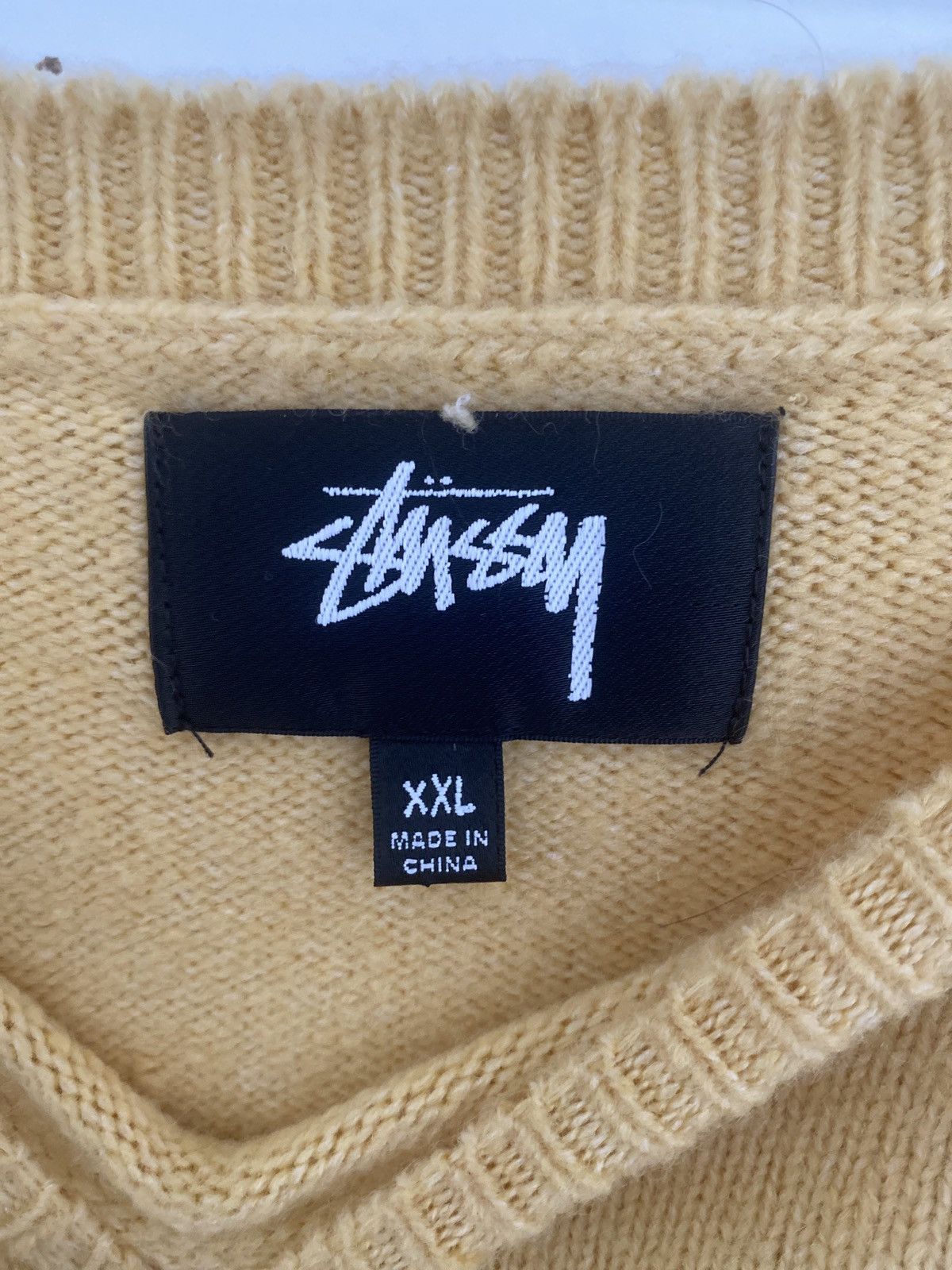 Stussy Stussy gothic knit sweater Size US XXL / EU 58 / 5 - 4 Thumbnail