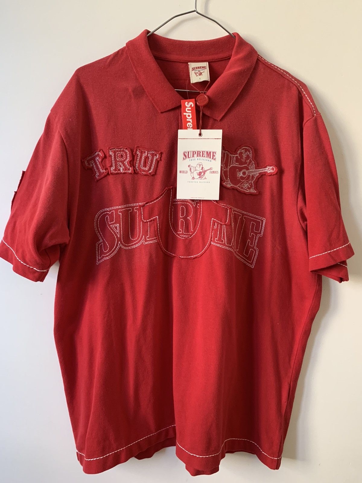 Supreme × True Religion Supreme X True Religion Polo Black | Grailed