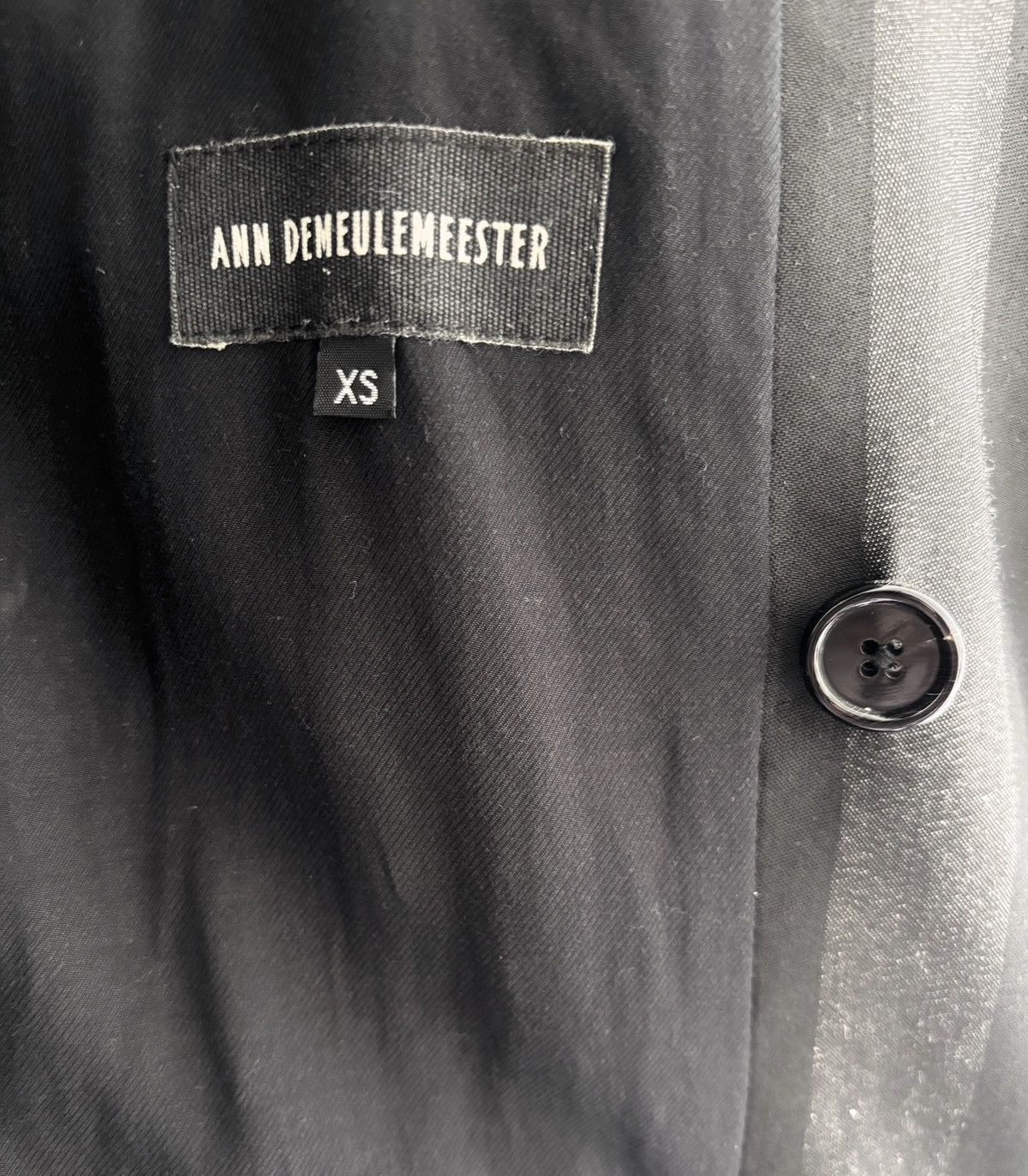 Ann Demeulemeester Ann Demeulemeester 2017aw Strip Coat Size US XS / EU 42 / 0 - 8 Thumbnail