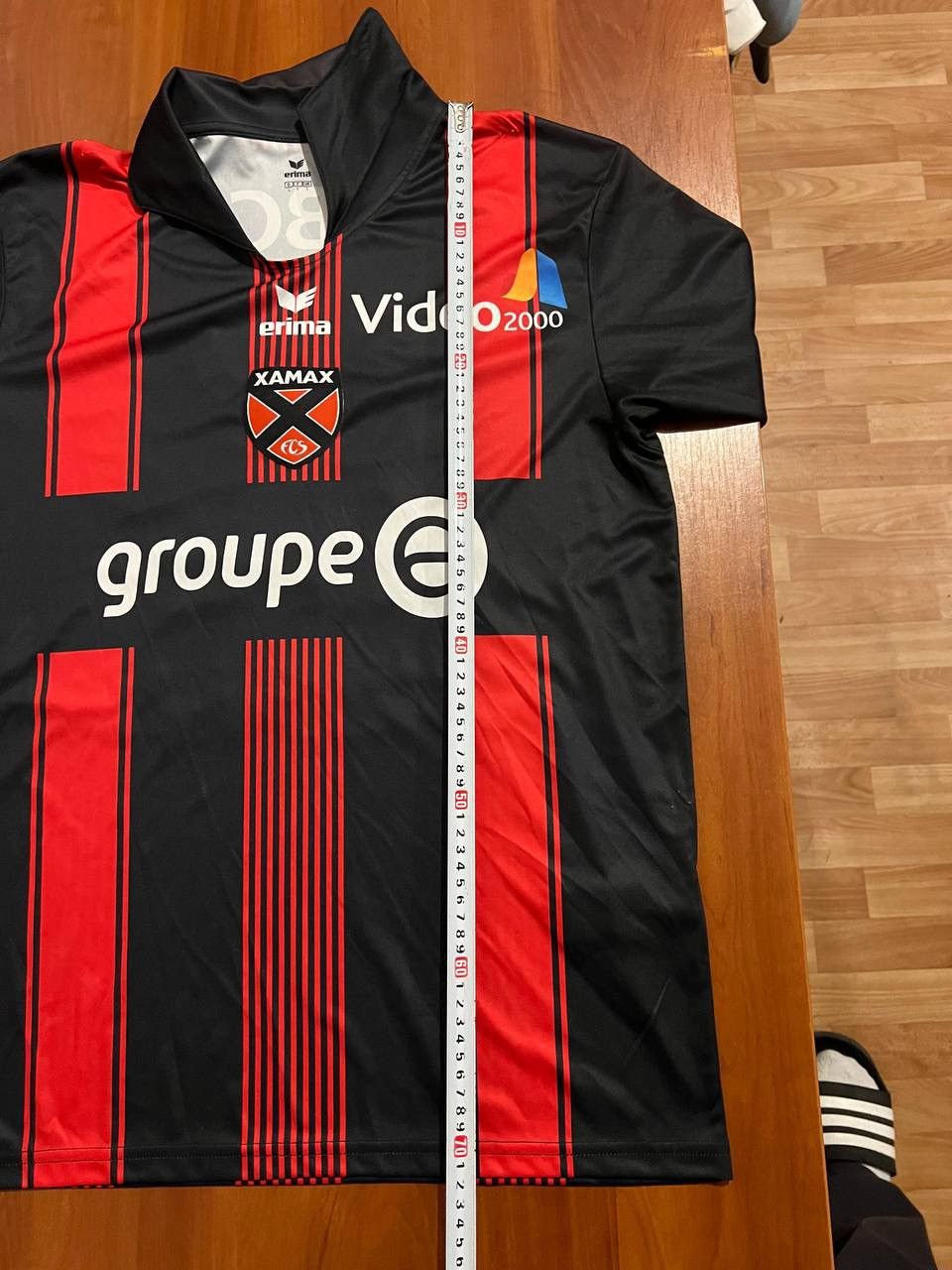 Erima 2016/17 NEUCHATEL XAMAX #17 HOME SOCCER JERSEY FOOTBALLSHIRT Size US L / EU 52-54 / 3 - 18 Thumbnail