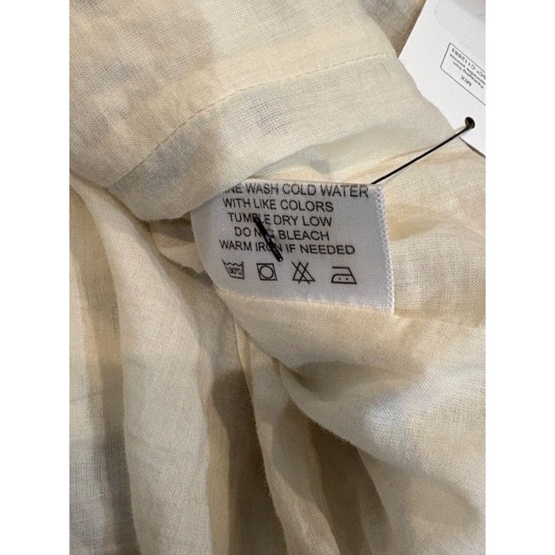 Tory Burch Tory Burch Brown & White Sleeveless Linen Mini Dress Size S / US 4 / IT 40 - 10 Thumbnail